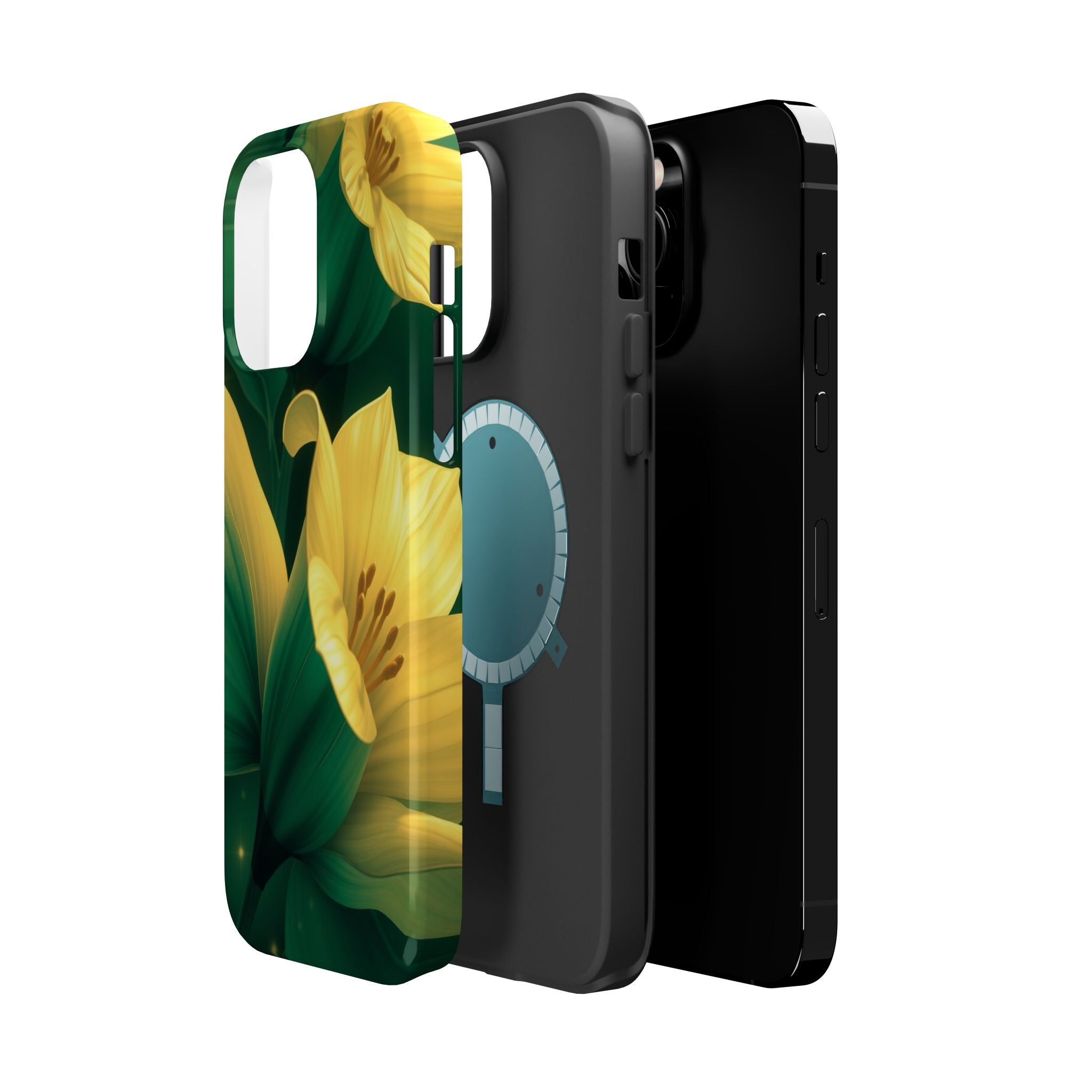iPhone Night Bloomer Gold Foil Luxury Slim Everyday Designer Case · iPhone Case