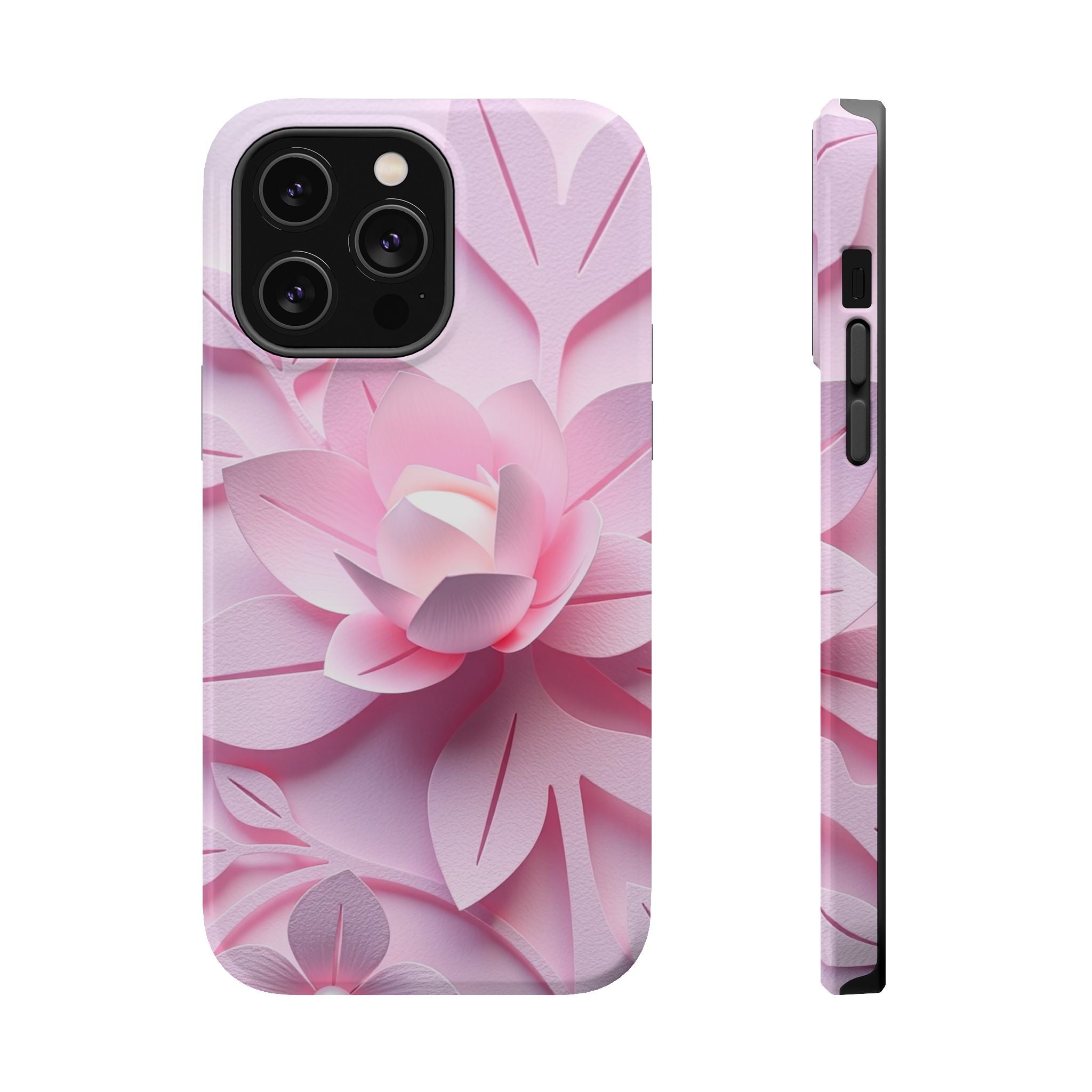 iPhone Floral Geometric Paper Cut Art Slim Everyday Designer Case · iPhone Case