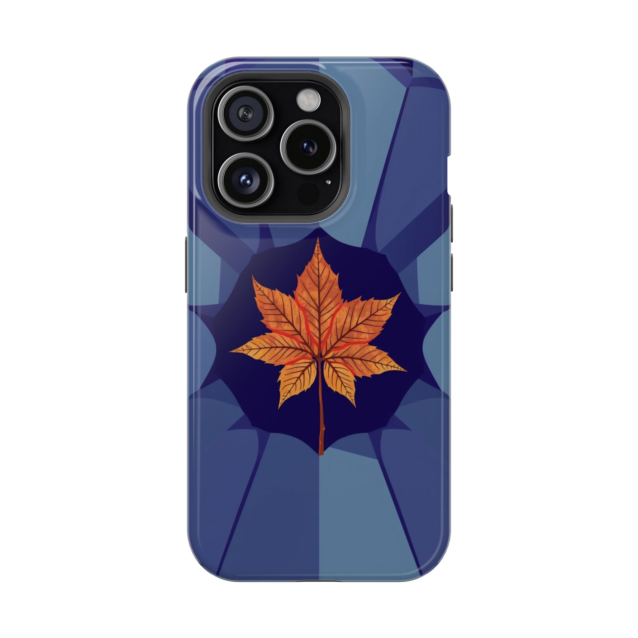 iPhone Autumn Maple Abstract Geometric Slim Everyday Designer Case · iPhone Case