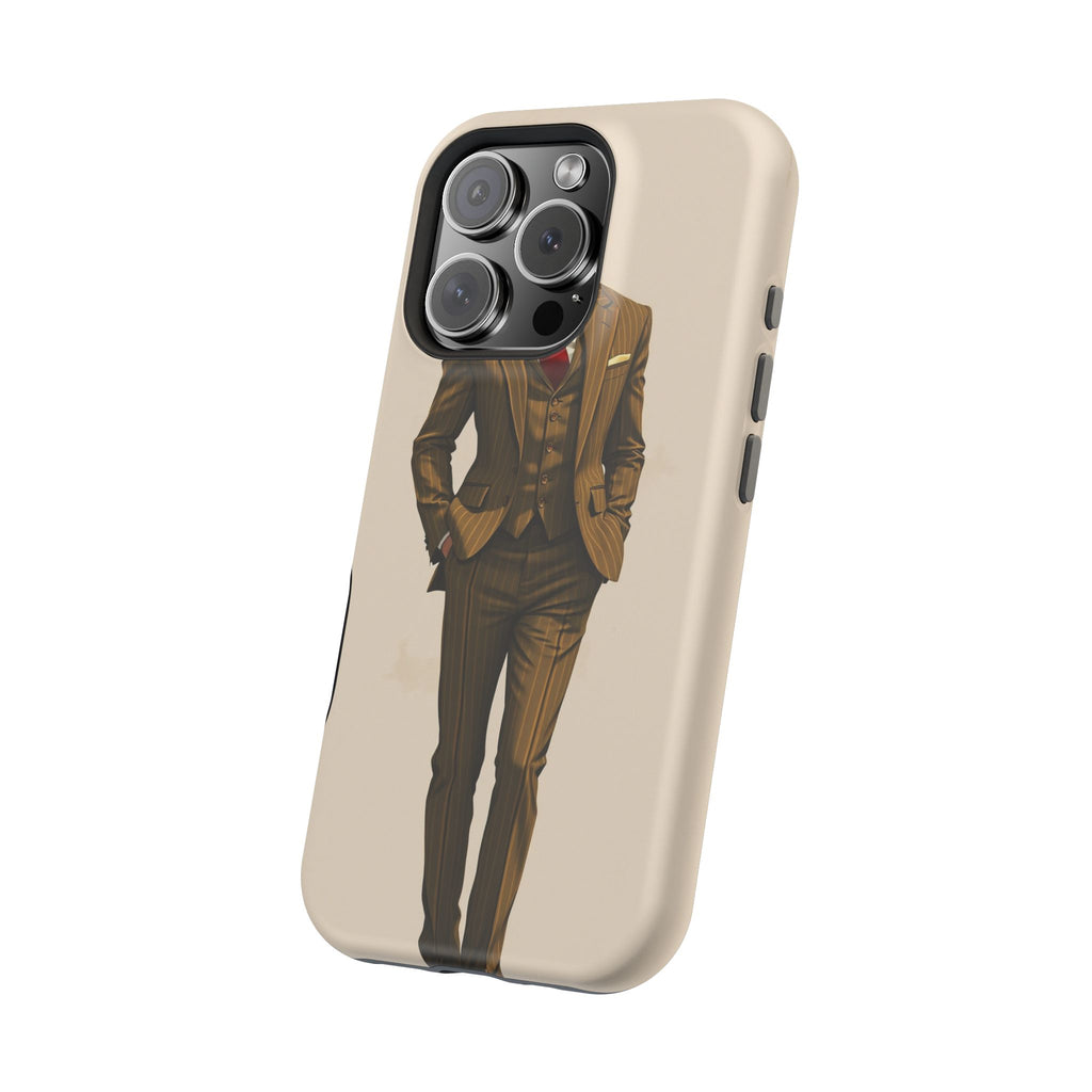 iPhone Pinstripe Suit Grunge Distressed Slim Everyday Designer Case · iPhone Cas