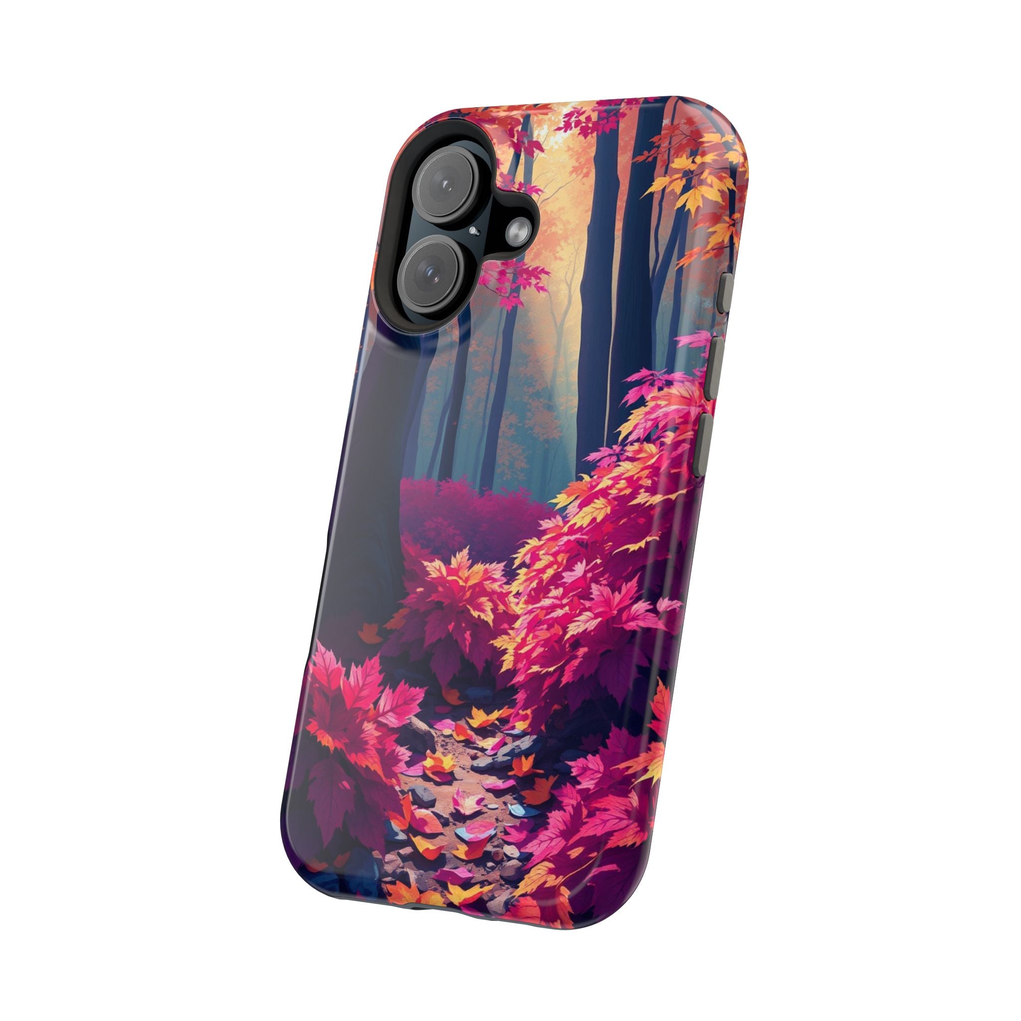 iPhone Earthy Autumn Forest Floor Design Slim Everyday iPhone Designer · iPhone