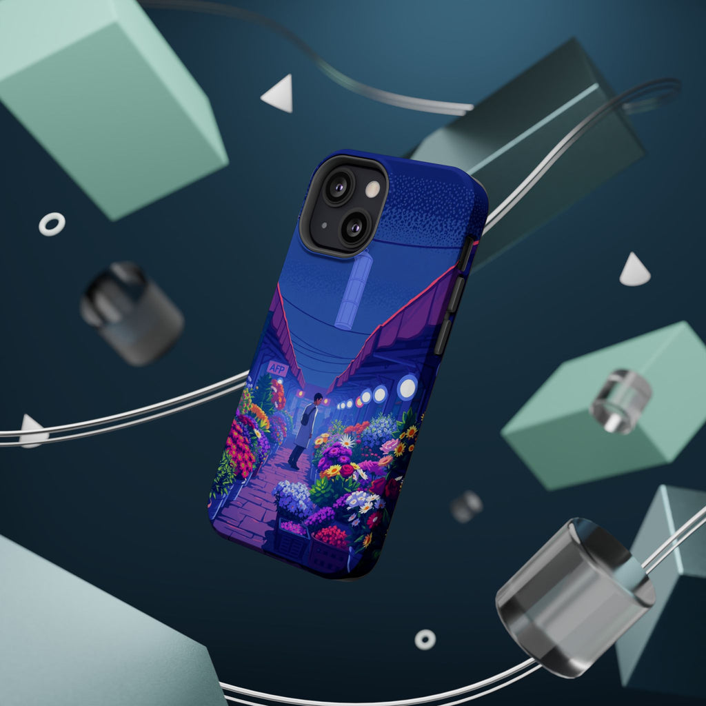 iPhone Flower Market Electric Art Bold Modern Everyday Snap Case · iPhone Case
