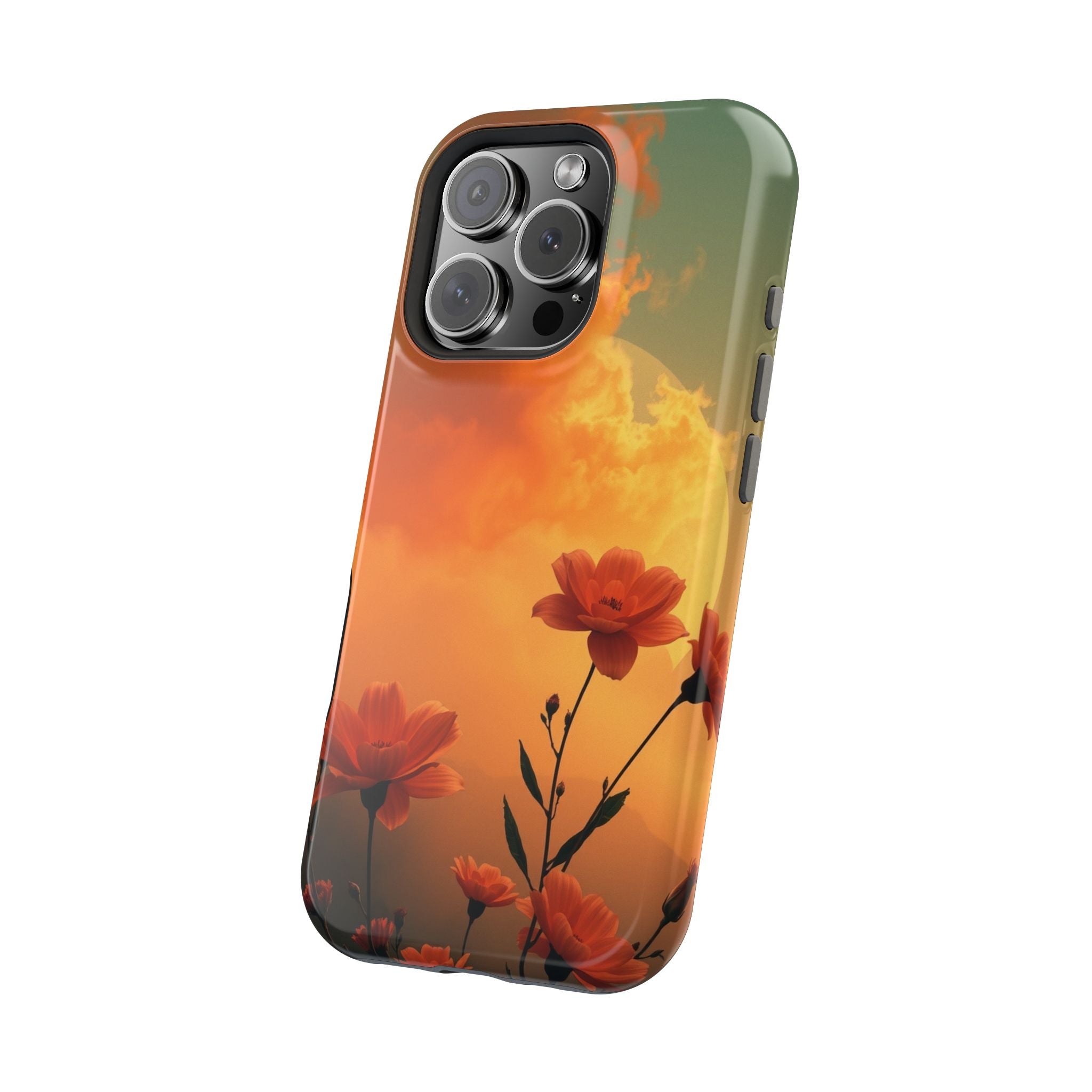 iPhone Floral Ombre Enchanted Art Bold Modern Everyday Snap Case · iPhone Case