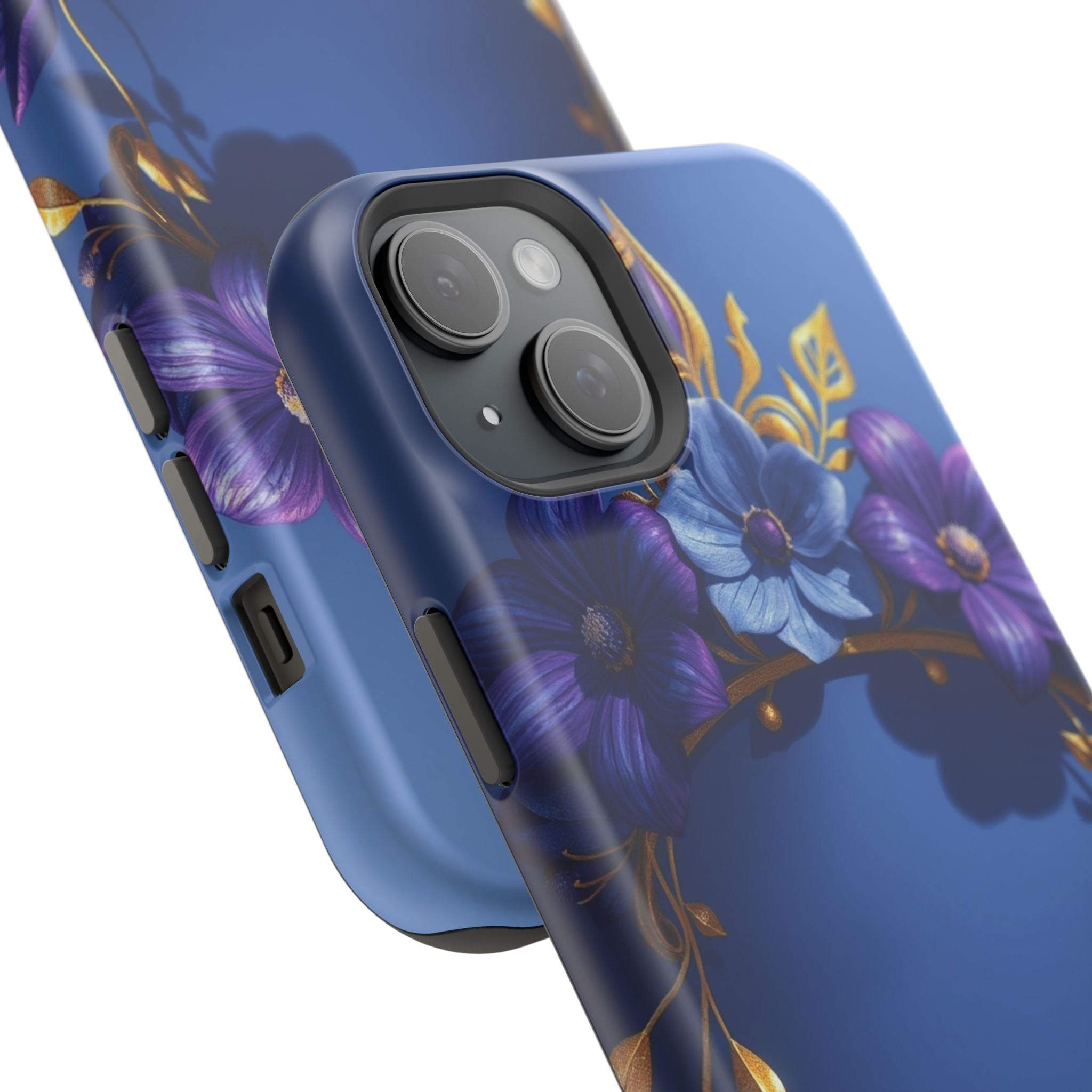 iPhone Vibrant Floral Crown Design 14 Slim Everyday Designer Case · iPhone Case