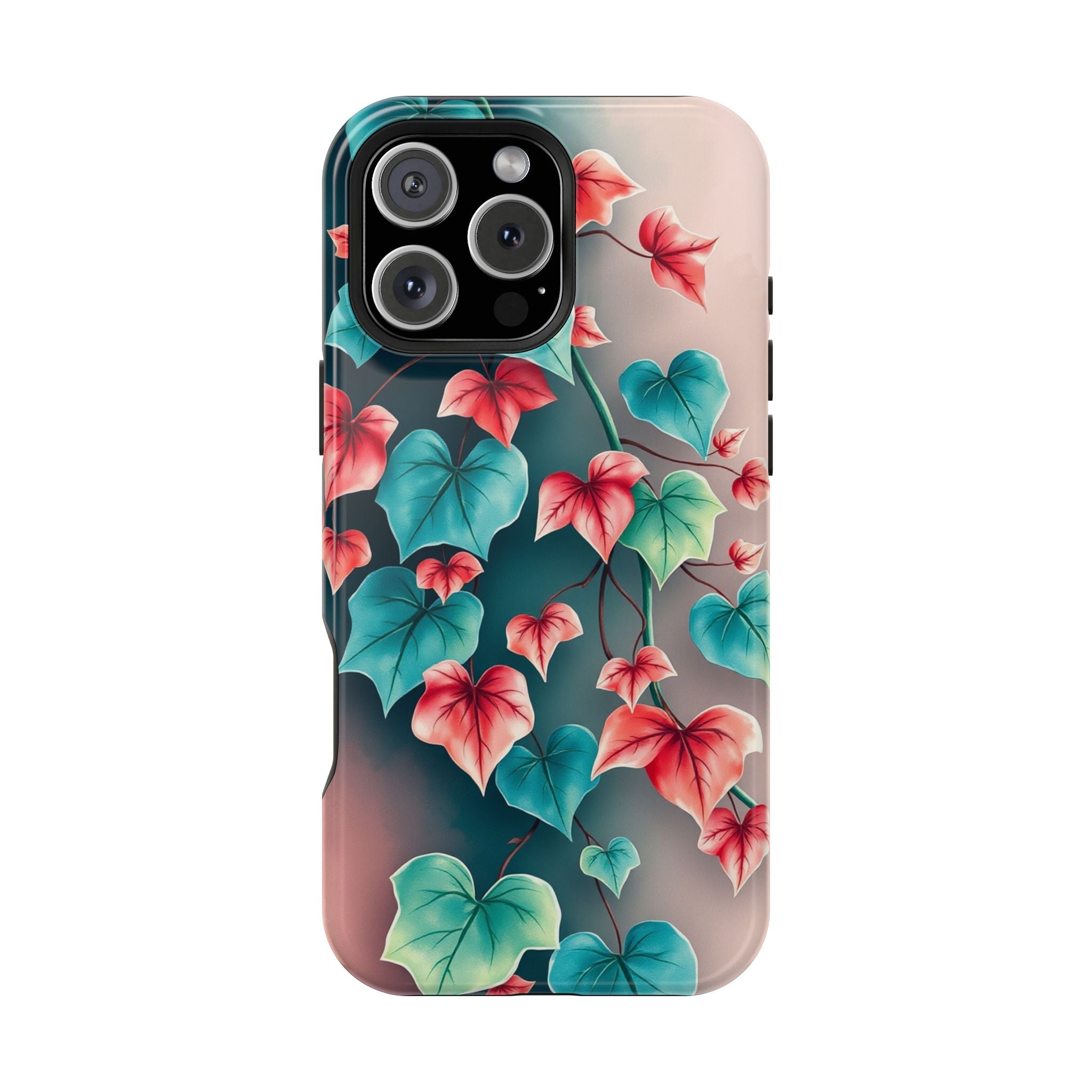 iPhone Art Nouveau Vine Teal And Coral Slim Snap Case · iPhone Case