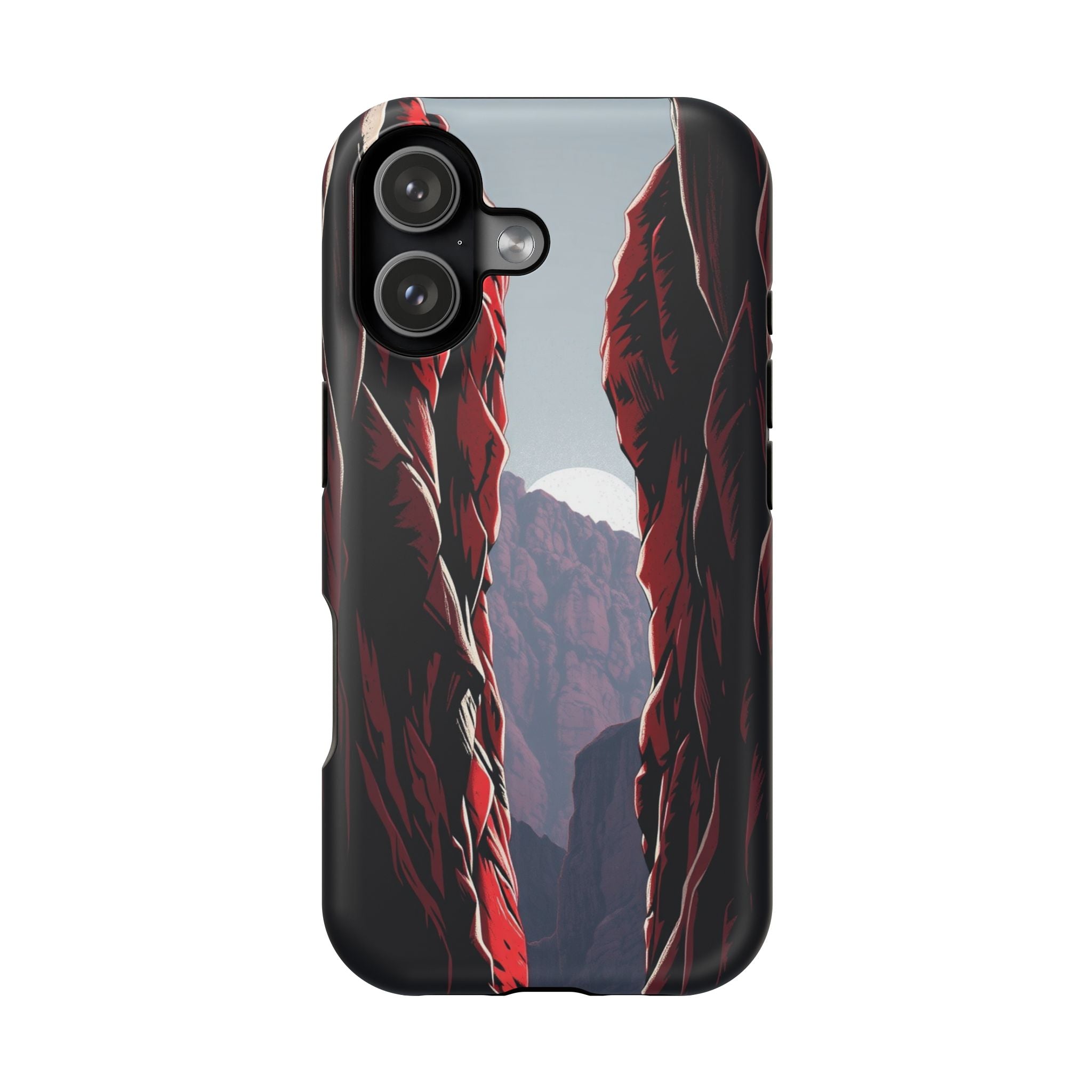 iPhone Serene Canyon Wall Design Bold Modern Everyday Snap Case · iPhone Case