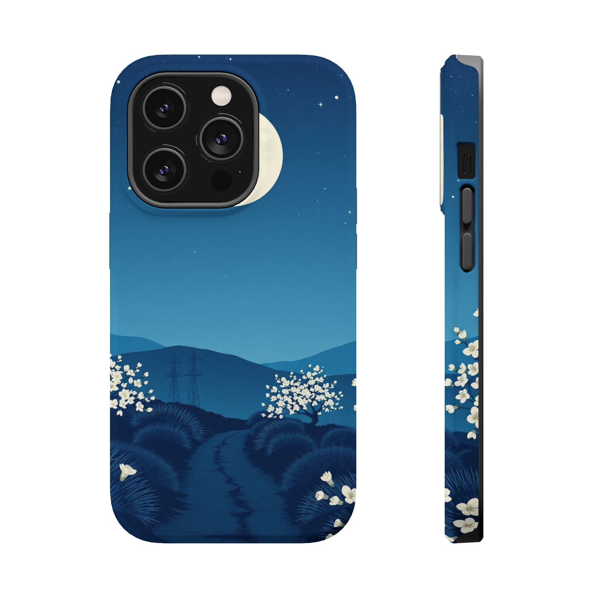 iPhone Vibrant Blossom Trail Design Slim Everyday Designer Case · iPhone Case