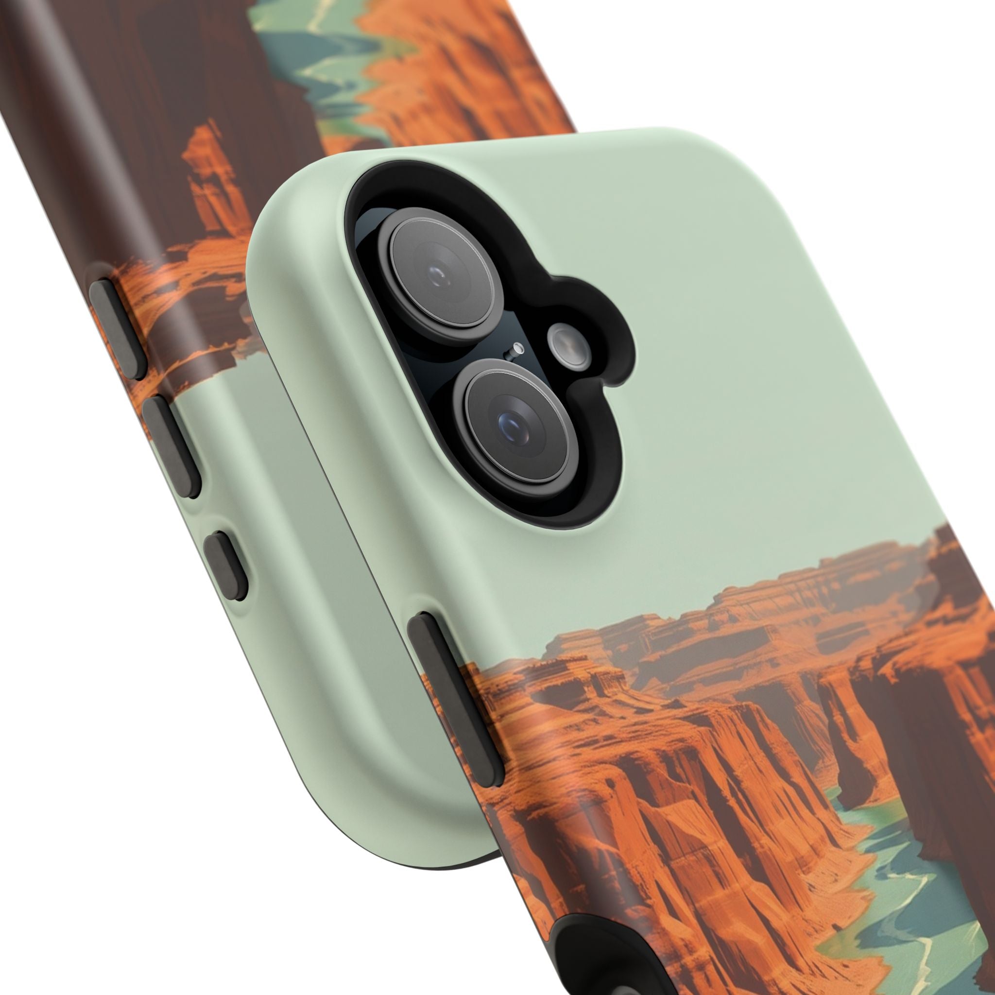 iPhone Burnt Orange And Sand River Canyon Slim iPhone Everyday Designer · iPhone