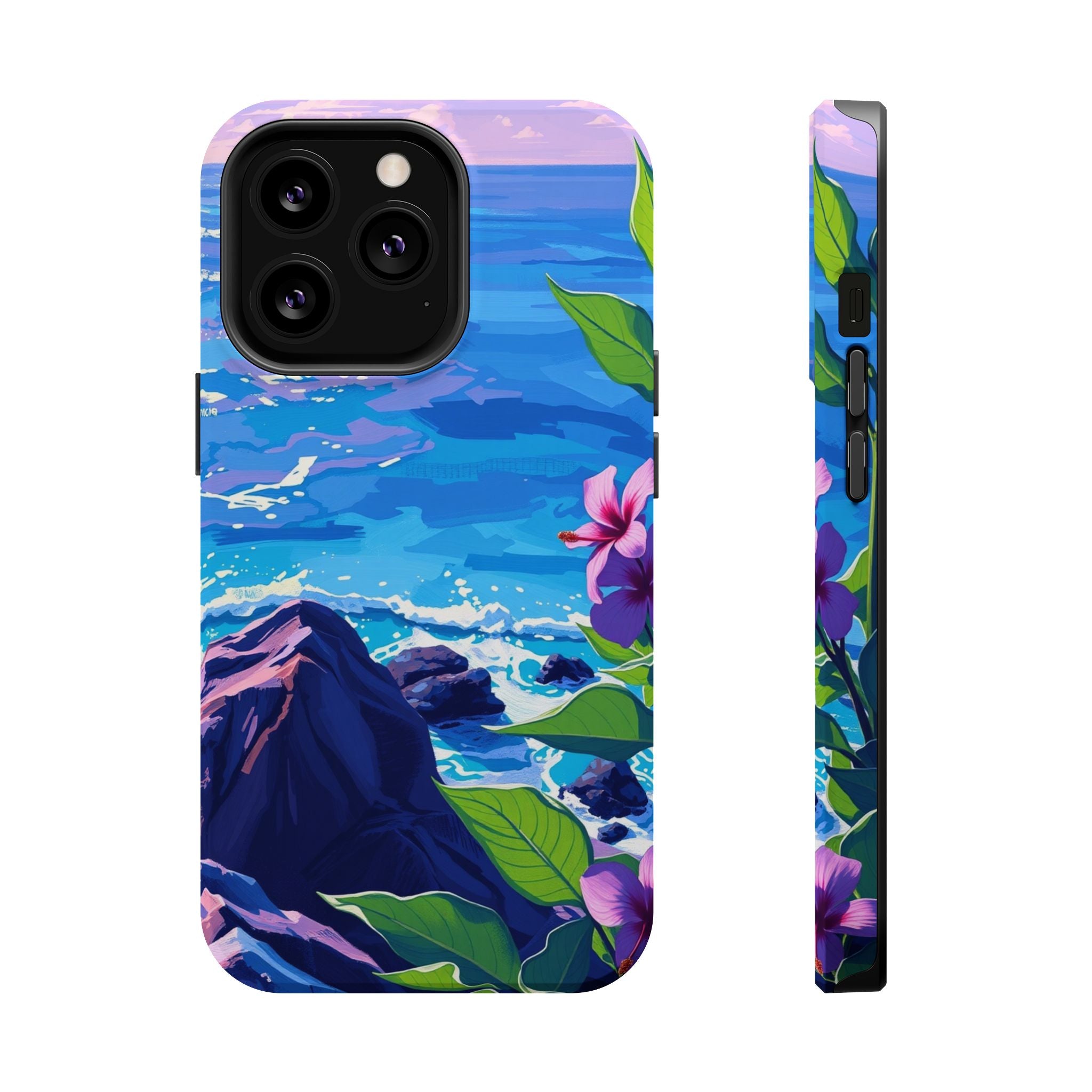 iPhone Hibiscus Coast Enchanted Art Slim Everyday Designer Case · iPhone Case