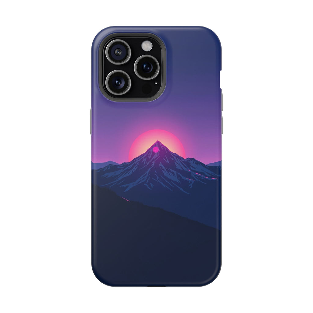 iPhone Mountain at Sunrise Electric Art Slim Everyday iPhone 15 · iPhone Case
