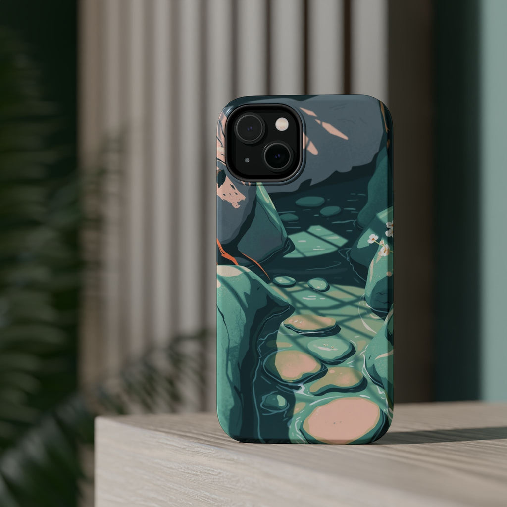 iPhone Vibrant Spring Creek Design 19 Slim Everyday Designer Case · iPhone Case