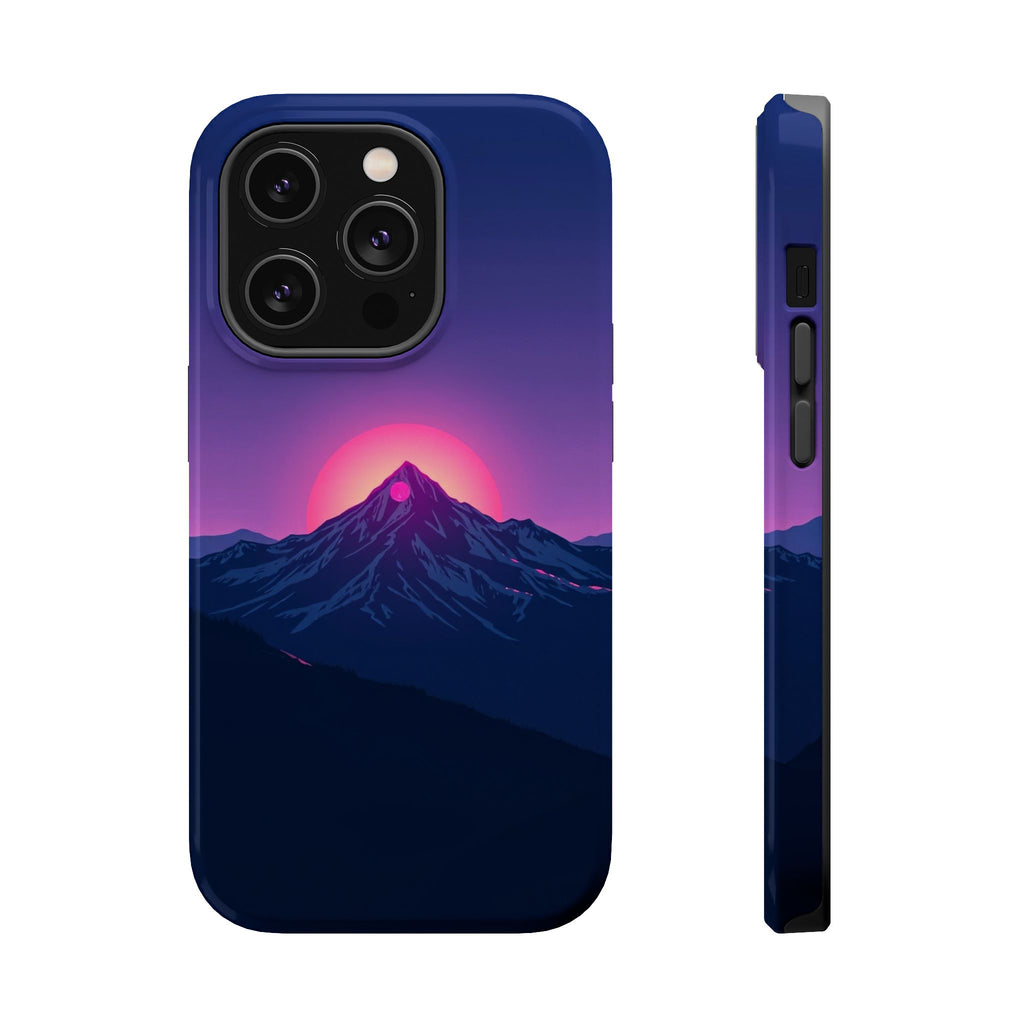 iPhone Mountain at Sunrise Electric Art Slim Everyday iPhone 15 · iPhone Case