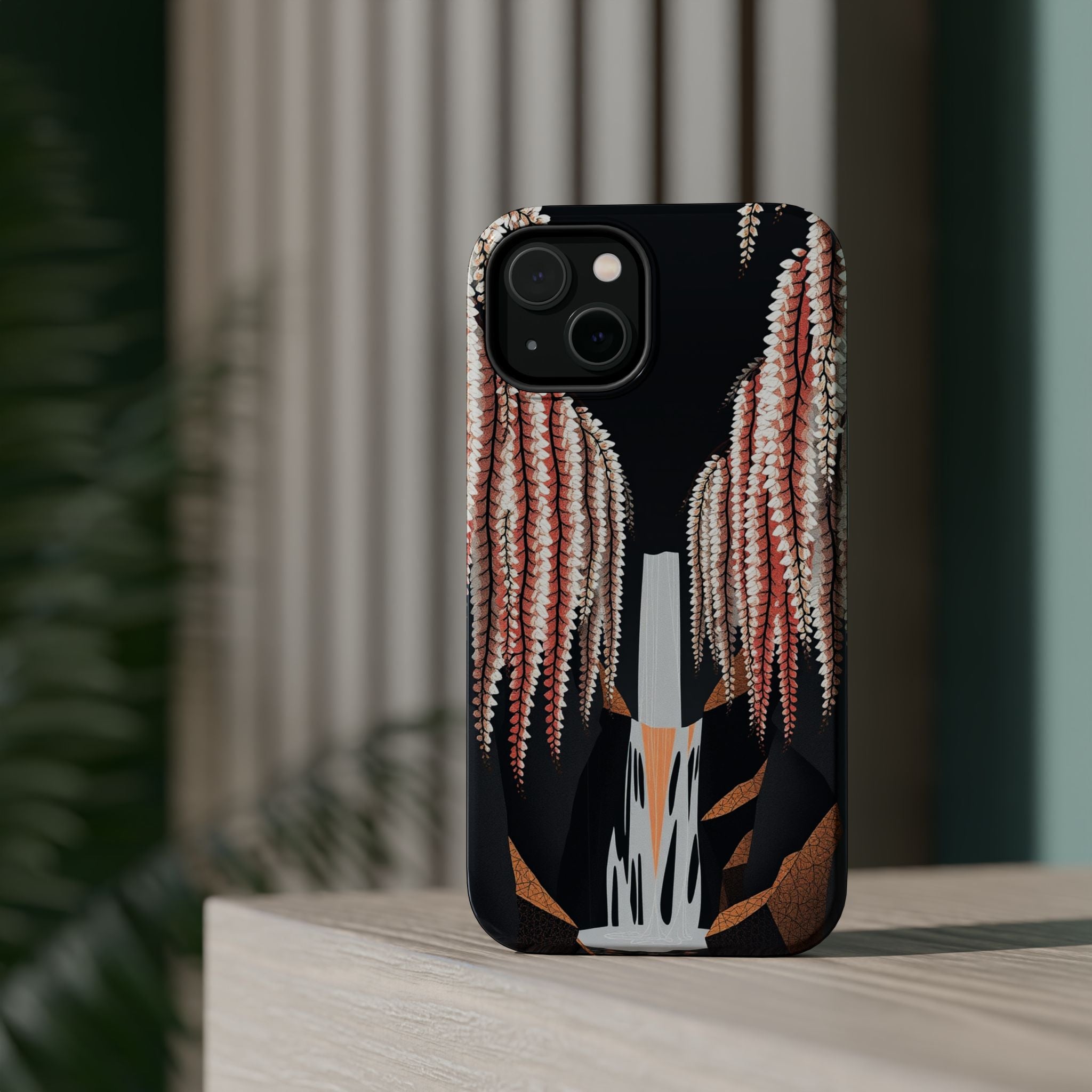 iPhone Earthy Wisteria Cascade Design Slim Everyday iPhone 10 Designer · iPhone