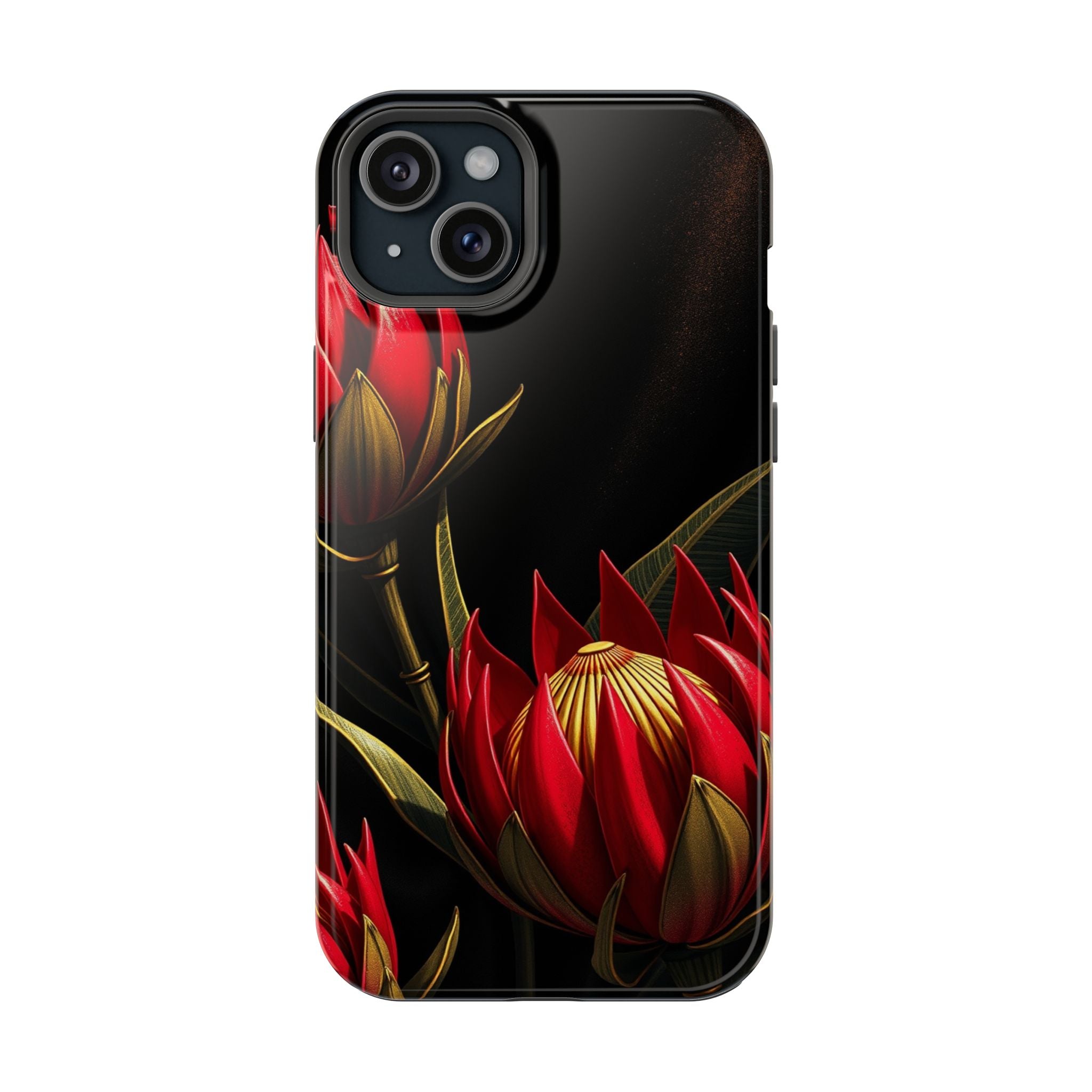 iPhone Protea Bold Gold Foil Luxury Slim Everyday Designer Case · iPhone Case
