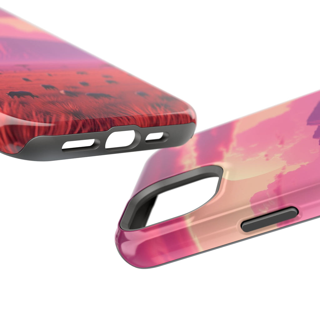 iPhone Cyan And Magenta Savanna Horizon Slim Everyday iPhone Designer · iPhone C