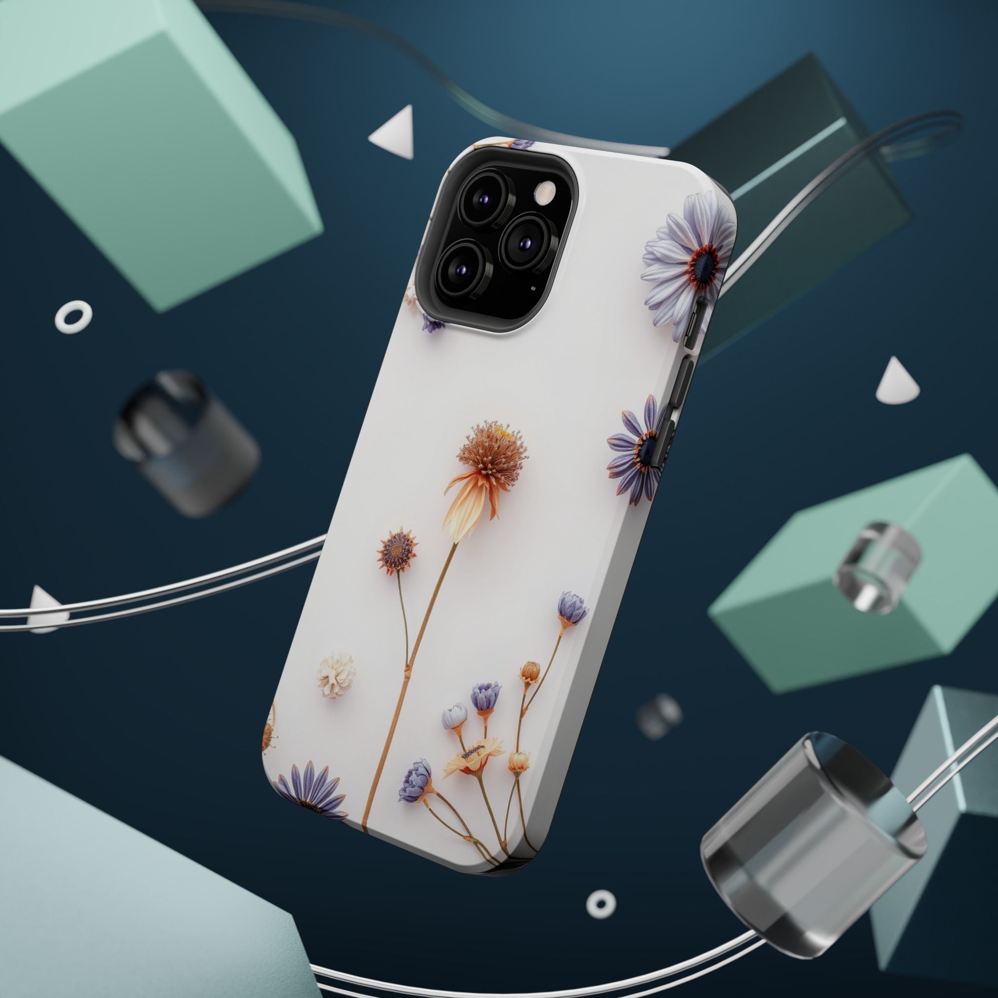 iPhone Dried Flower Flat Lay Bold Art Slim Everyday Designer Case · iPhone Case