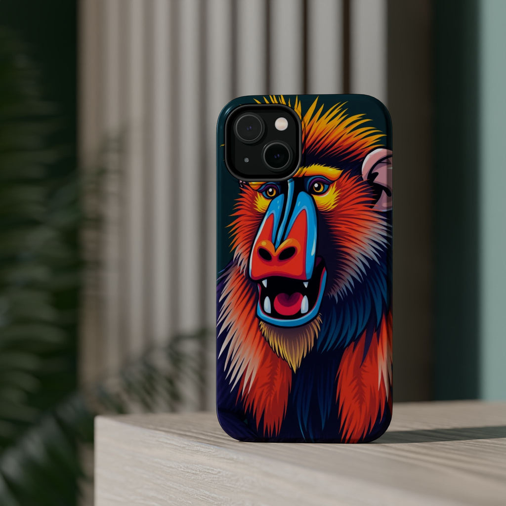 iPhone Mandrill Colorful Face Kids Fun iPhone Phone Case Gift Slim · iPhone Case