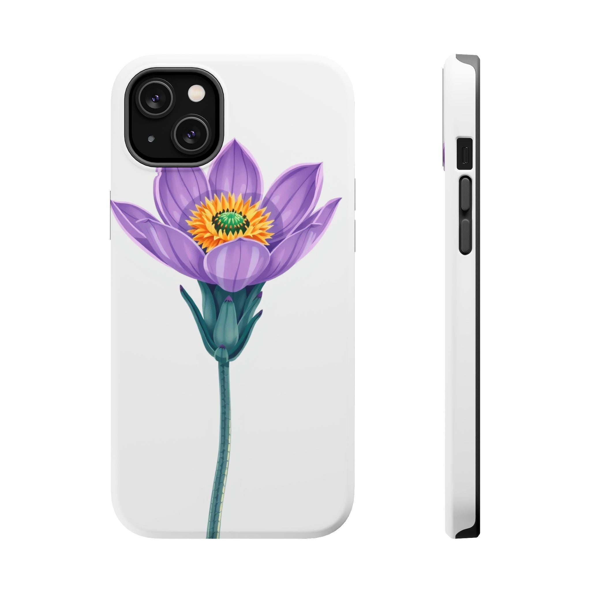 iPhone Indigo And Violet Desert Flower Slim Everyday Designer Case · iPhone Case