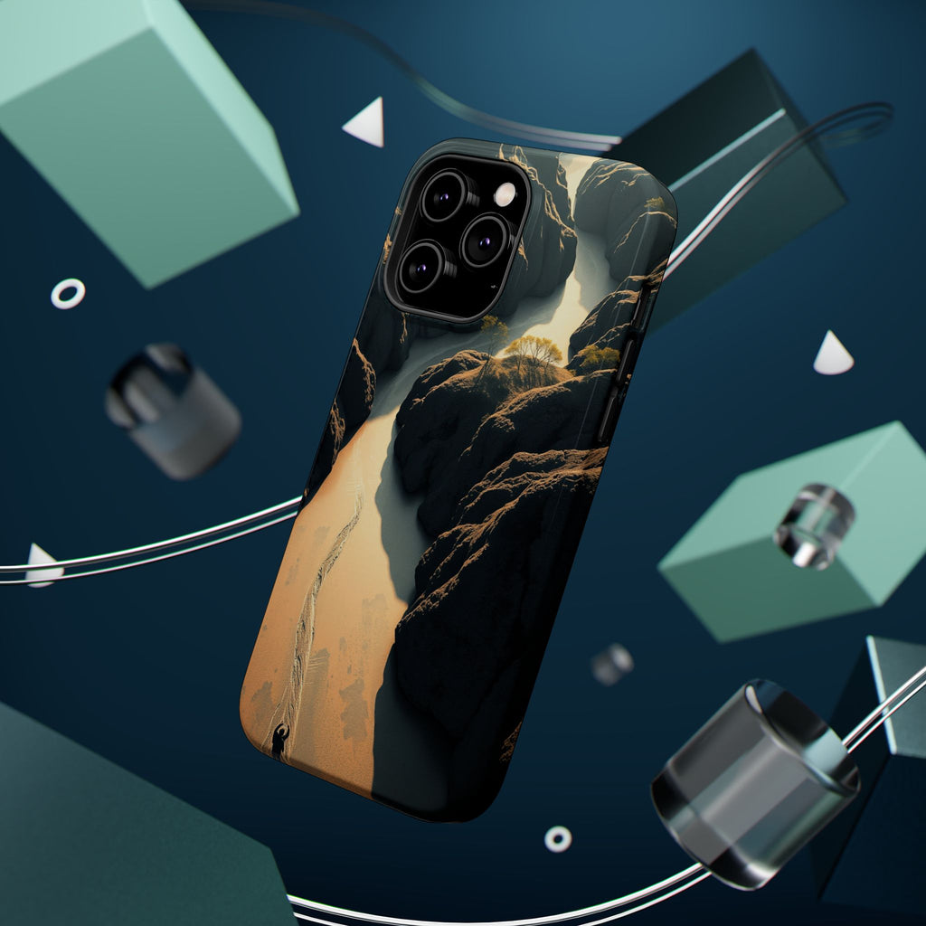 iPhone River Delta Aerial Bold Art Bold Modern Everyday Snap Case · iPhone Case
