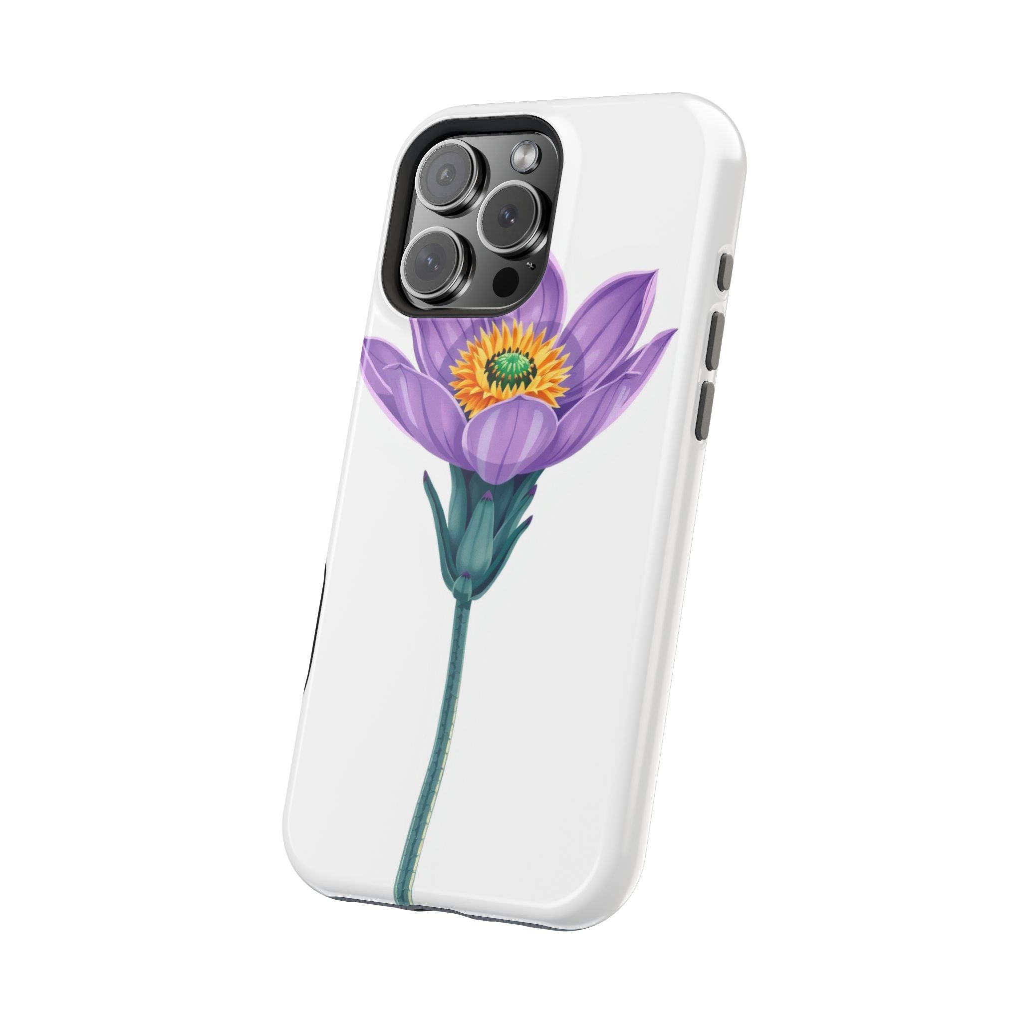 iPhone Indigo And Violet Desert Flower Slim Everyday Designer Case · iPhone Case
