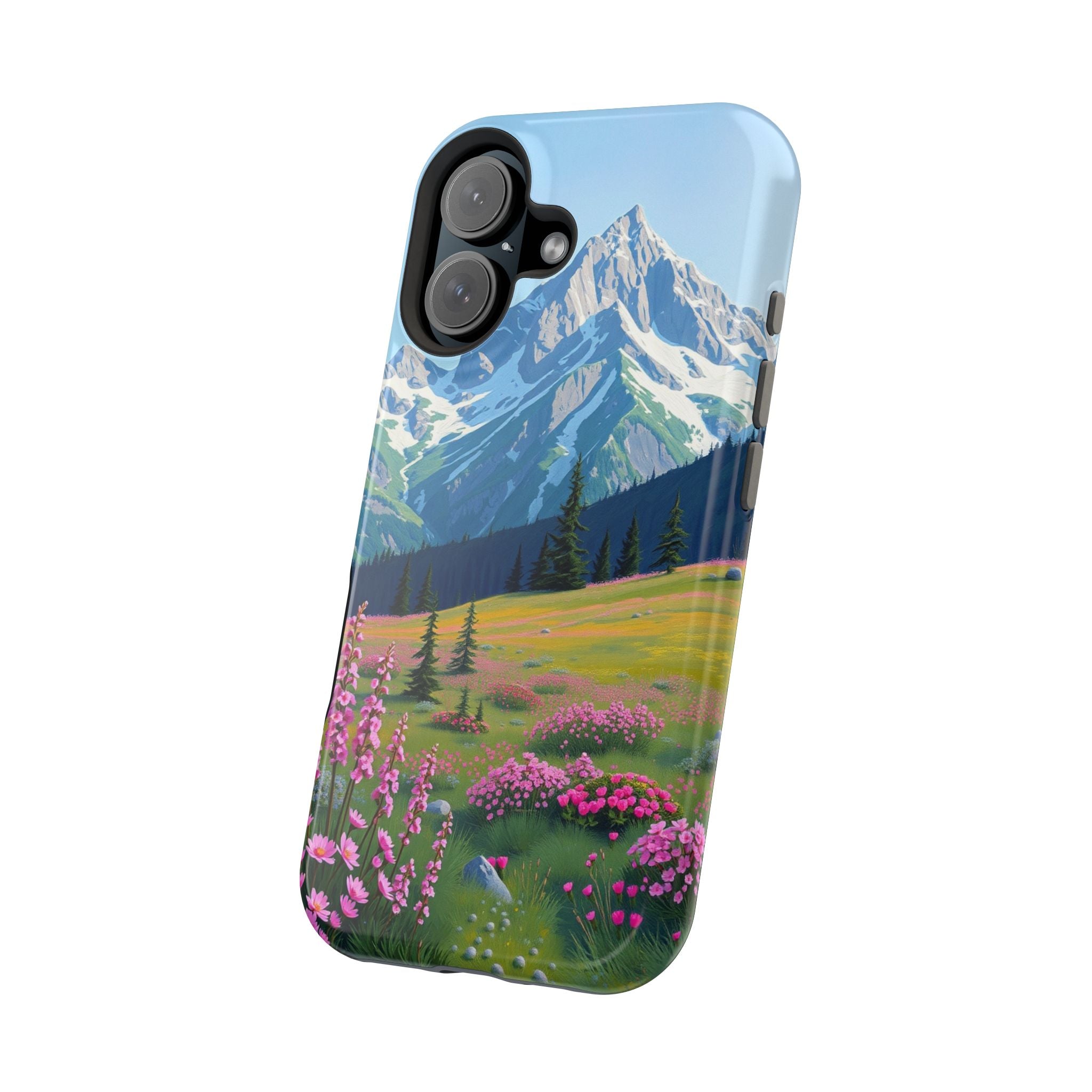 iPhone Earthy Alpine Meadow Design Bold Modern Everyday Snap Case · iPhone Case