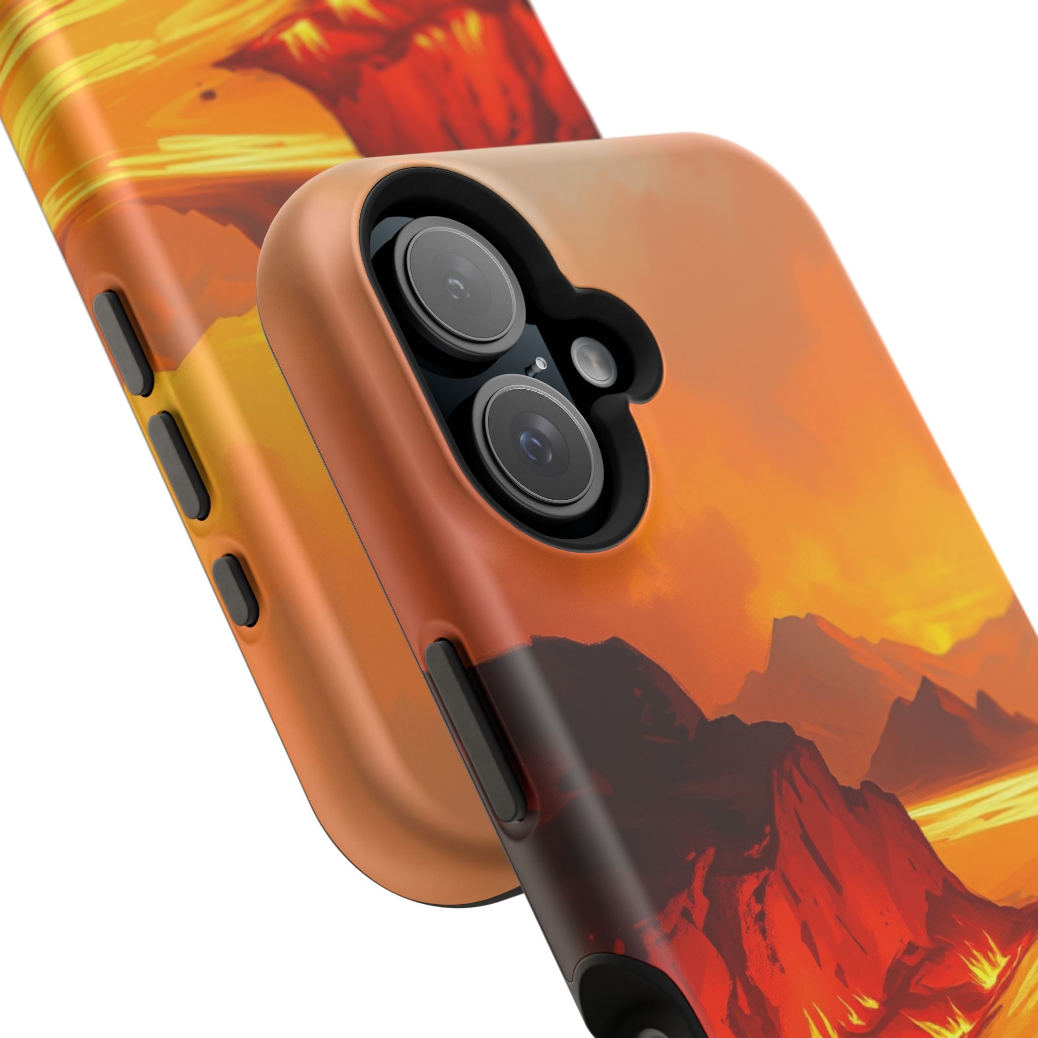 iPhone Burnt Orange And Sand Wildfire Glow Slim iPhone Everyday · iPhone Case
