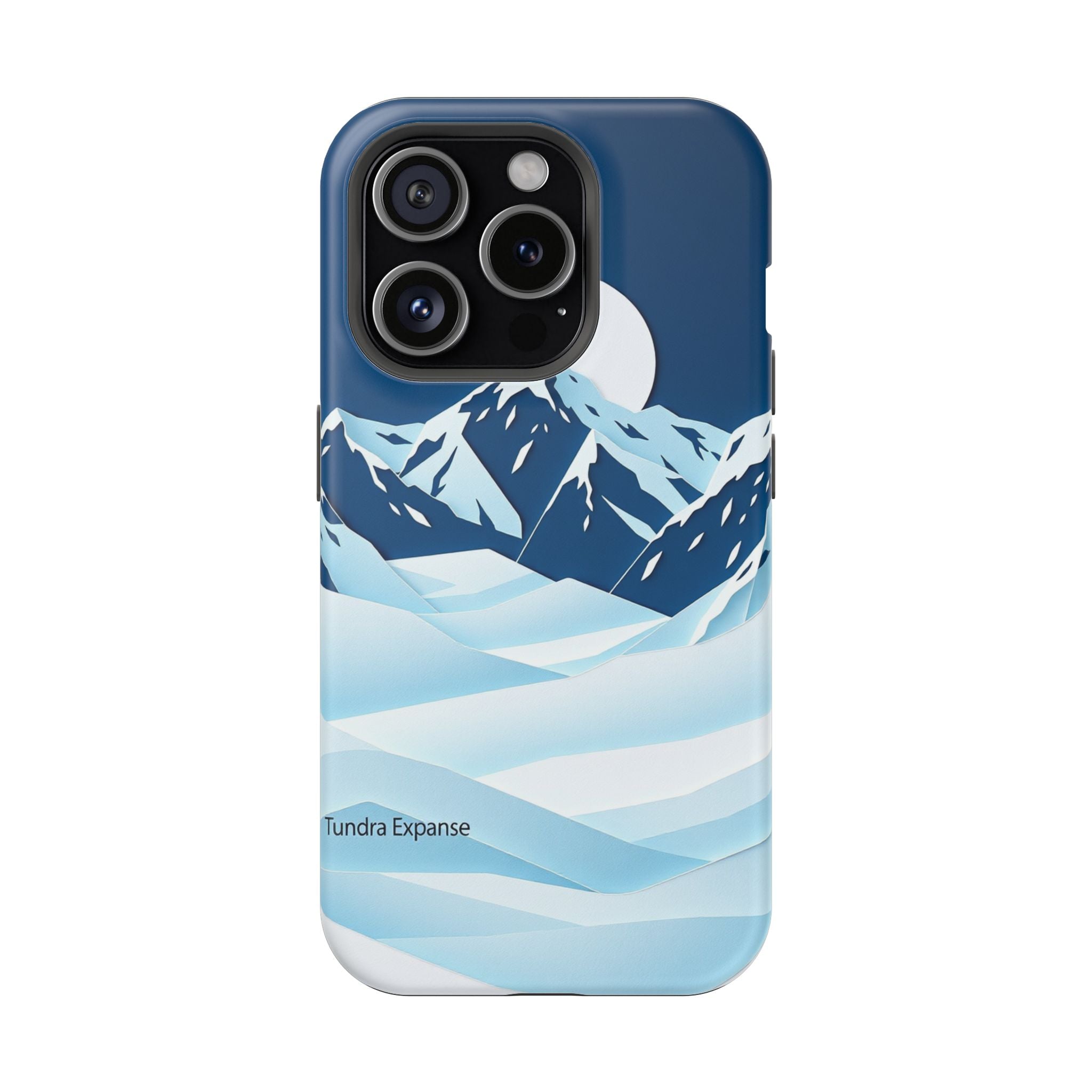 iPhone Midnight Blue And Silver Tundra Expanse Clean iPhone 12 Minimal · iPhone