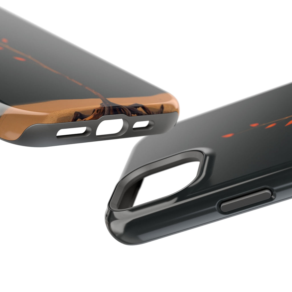 iPhone Burnt Orange And Sand Minimalist Stem Slim iPhone Everyday · iPhone Case