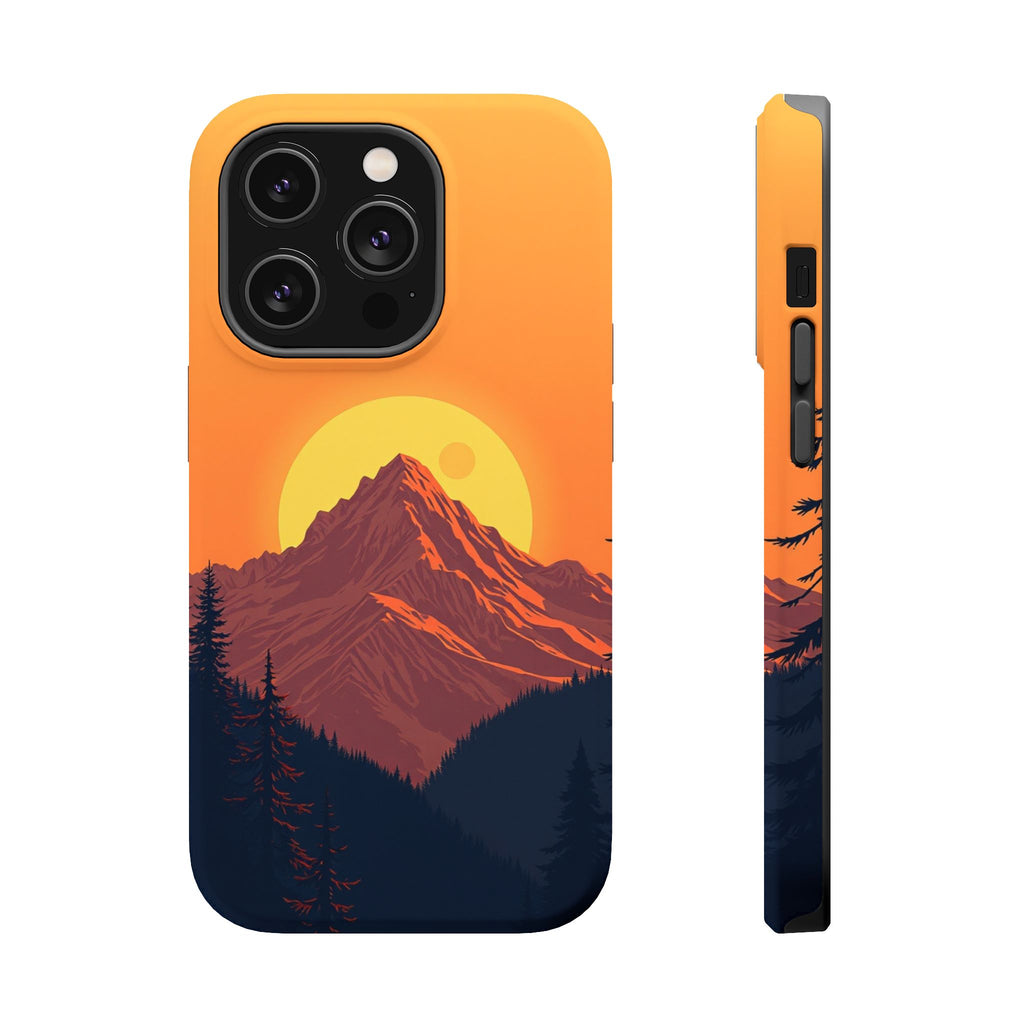 iPhone Vibrant Mountain at Sunrise Design Slim iPhone 19 Everyday · iPhone Case