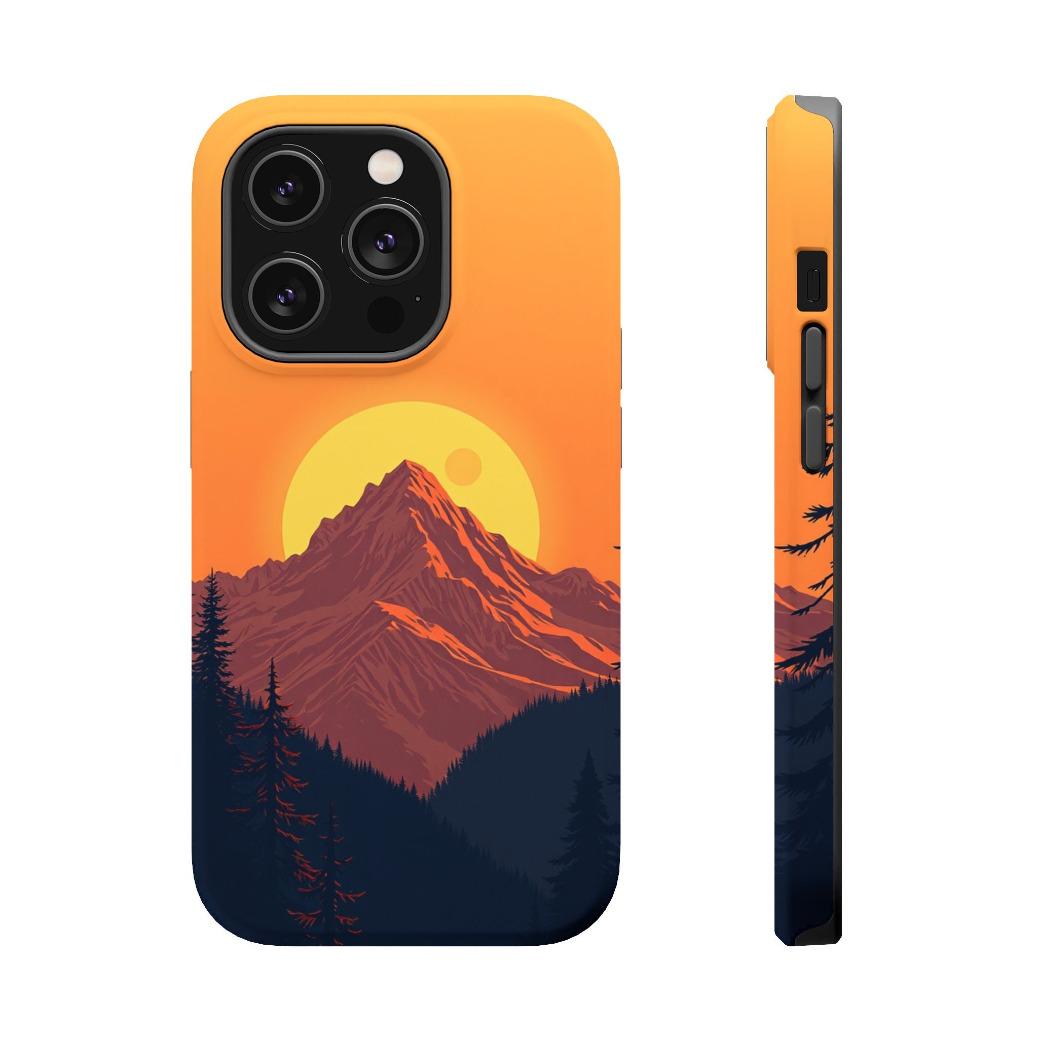 iPhone Vibrant Mountain at Sunrise Design Slim iPhone 19 Everyday · iPhone Case