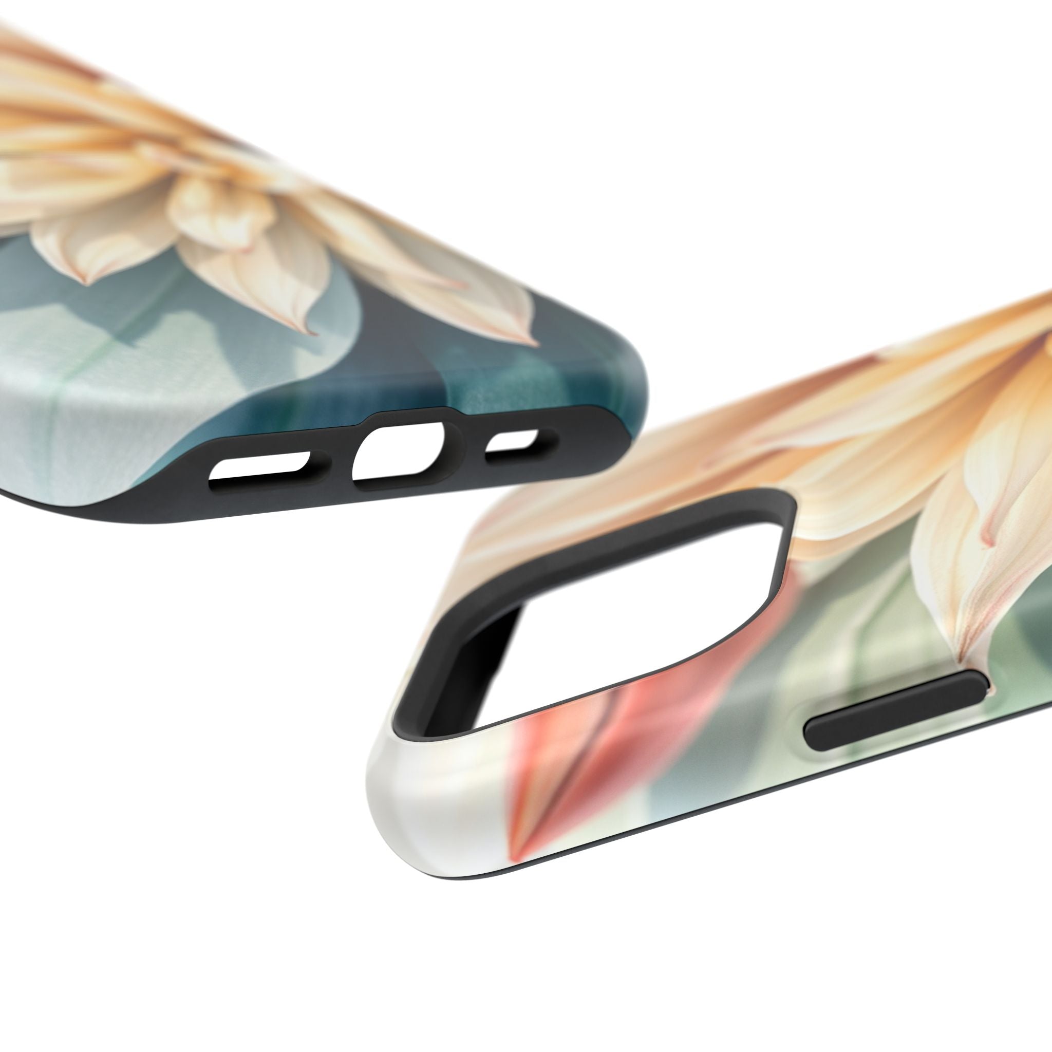 iPhone Neon Floral Radiant Design Clean Minimal Snap Case · iPhone Case