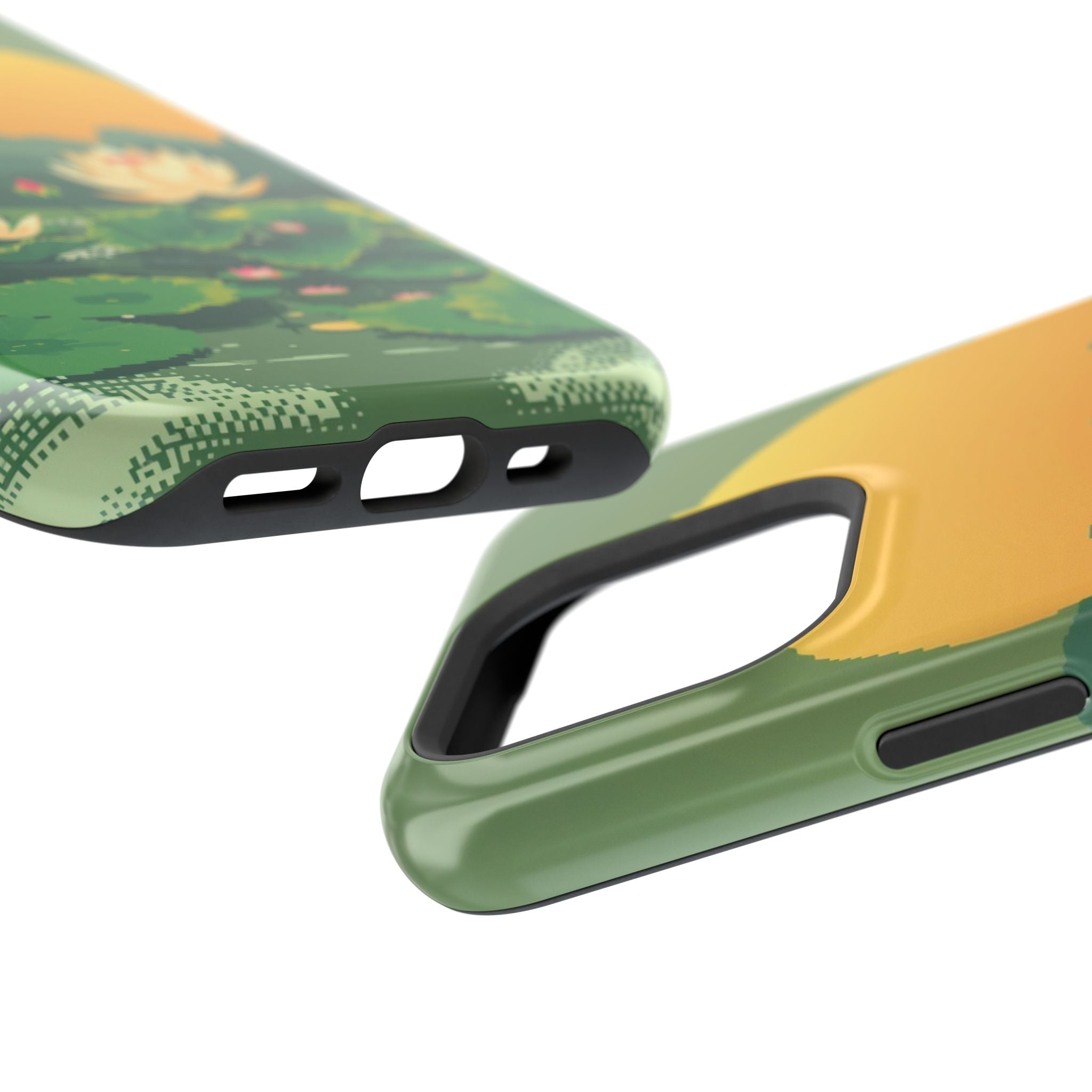 iPhone Lotus Pond Enchanted Art Slim Everyday Designer Case · iPhone Case