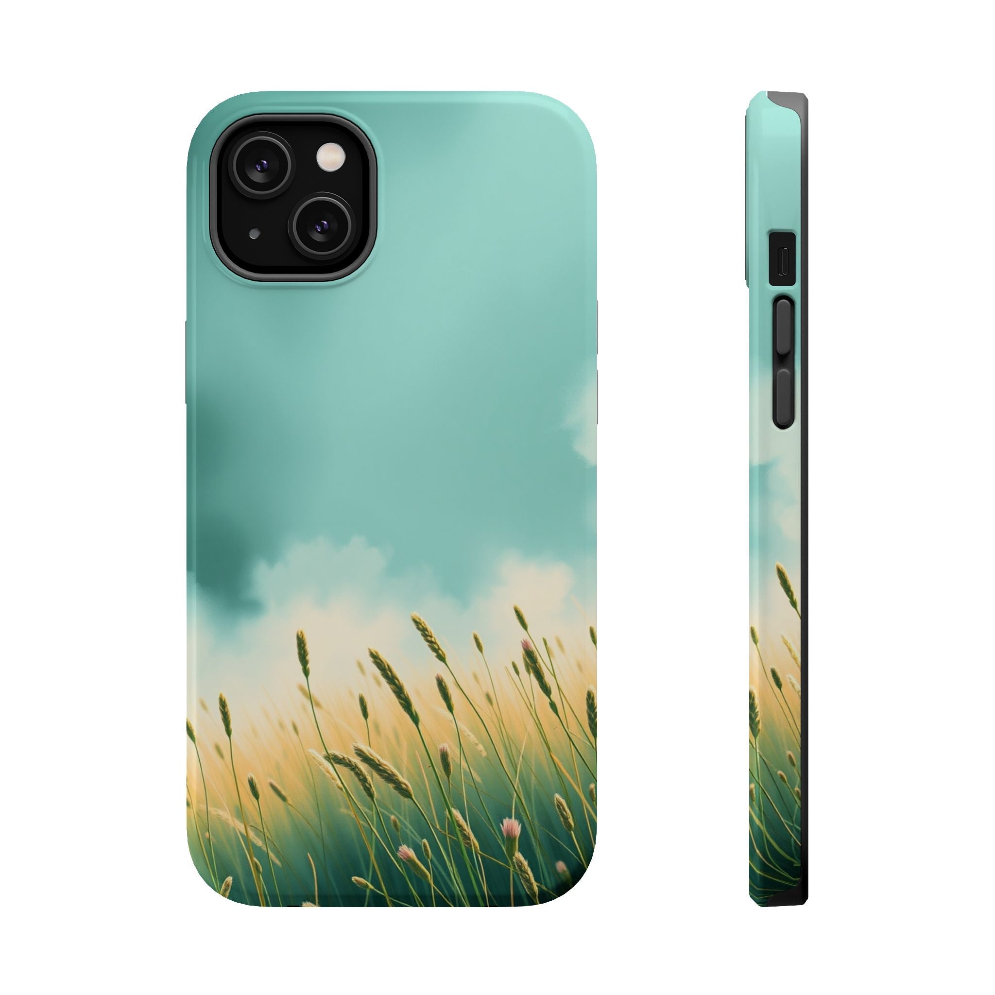 iPhone Mint And Blush Spring Meadow Slim Everyday Designer Case · iPhone Case