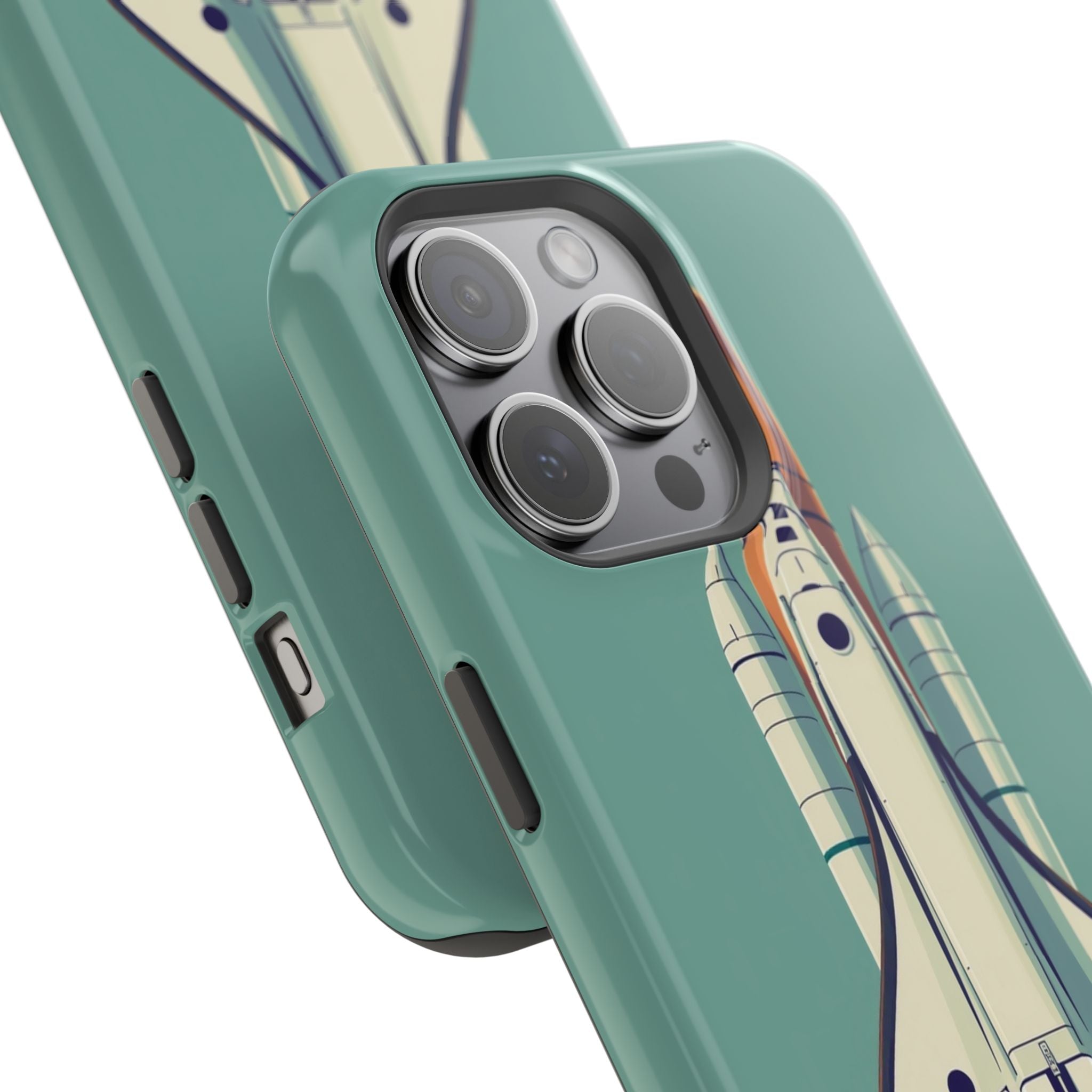 iPhone Retro Space Shuttle Cinematic Art Slim Everyday Designer Case · iPhone Ca