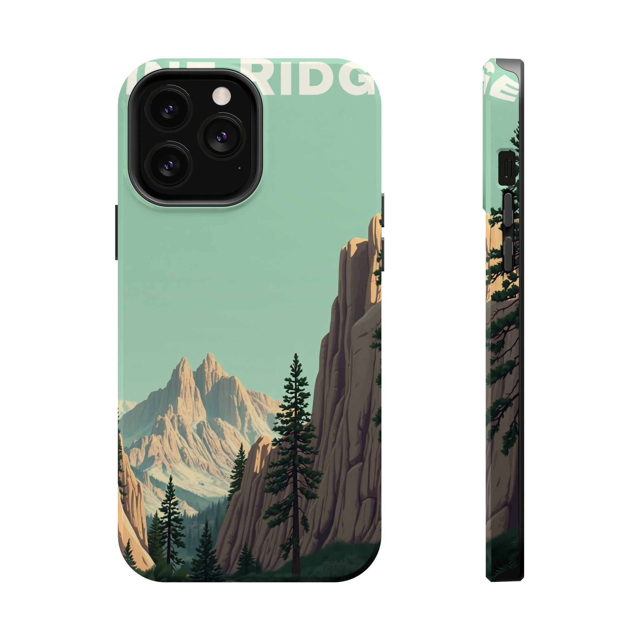 iPhone Pine Ridge Electric Art 16 Bold Modern Everyday Snap Case · iPhone Case