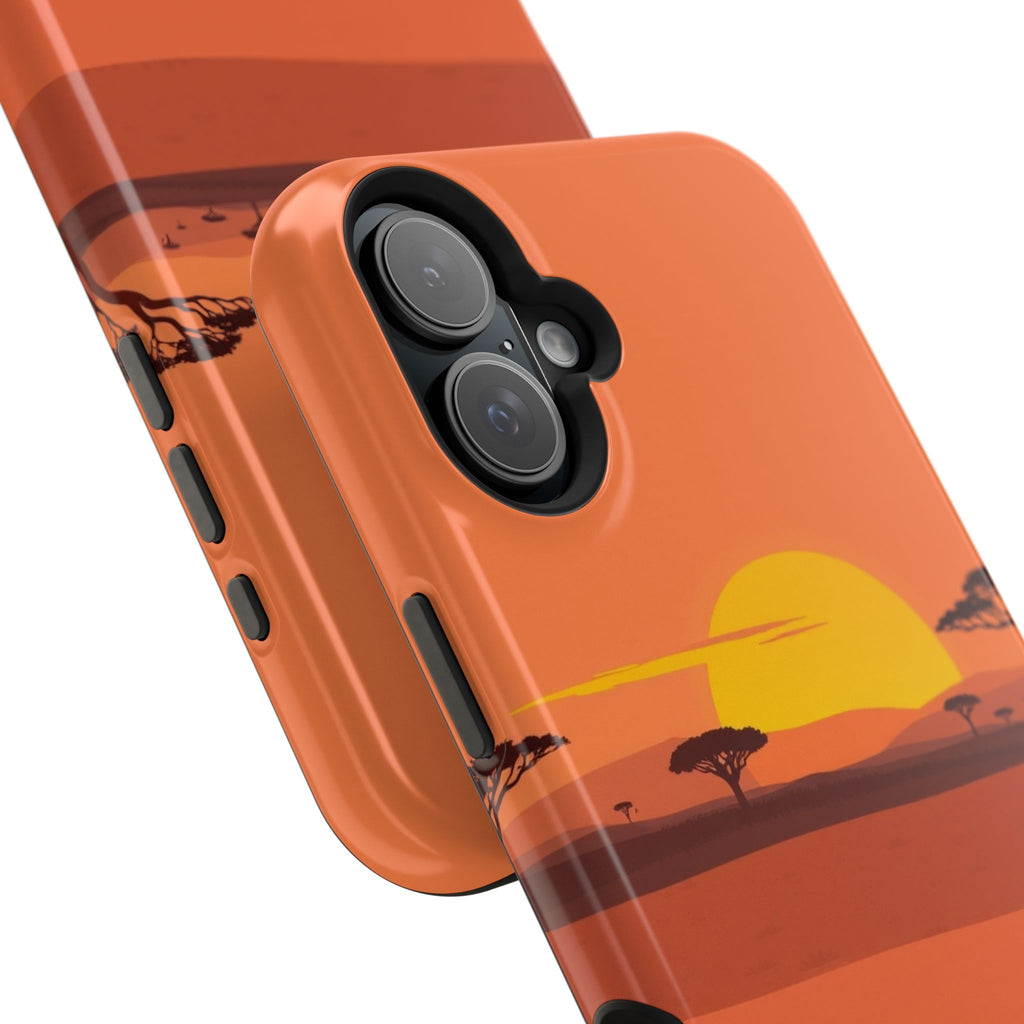 iPhone Sunset Amber And Peach Savanna Horizon Slim iPhone Everyday · iPhone Case