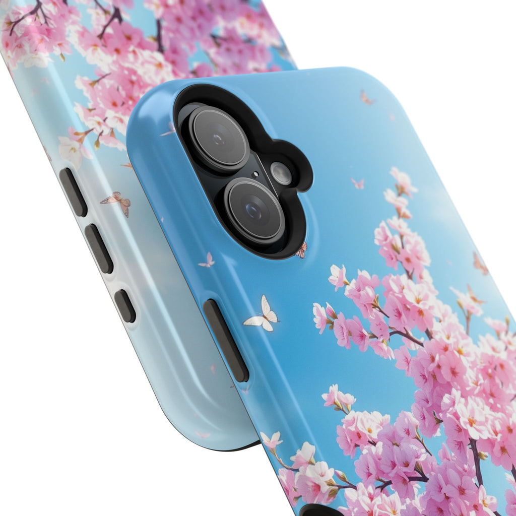 iPhone Cherry Blossom Floral Slim Everyday Designer Case · iPhone Case