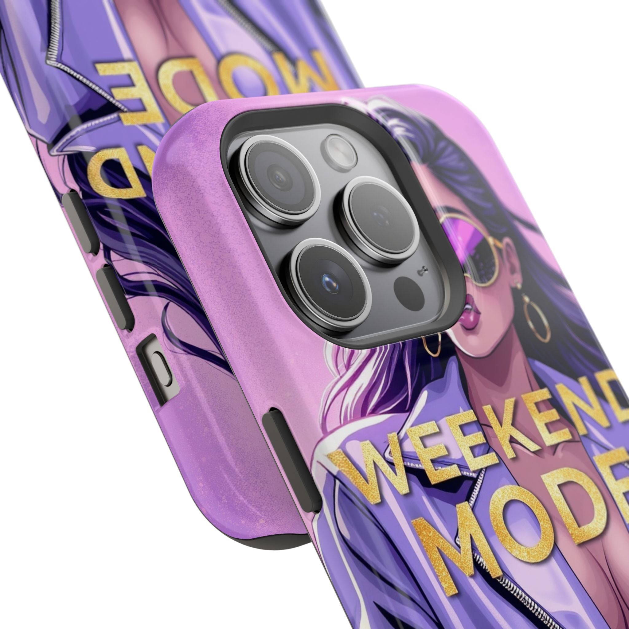 iPhone Lavender And Pearl Weekend Mode On Slim Everyday Designer Case · iPhone C