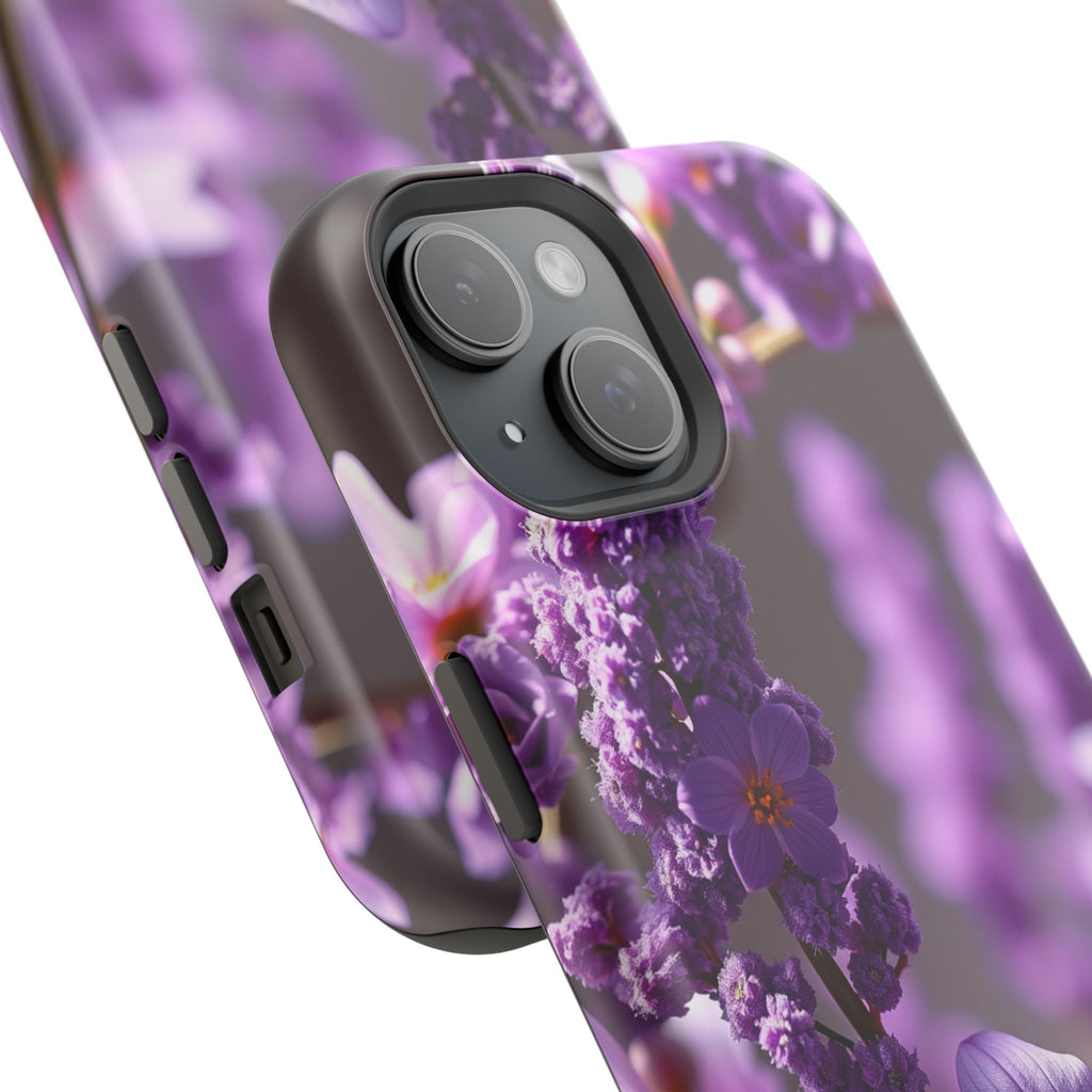iPhone Lavender And Pearl Floral Crown Slim Everyday Designer Case · iPhone Case