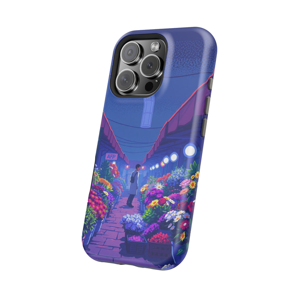 iPhone Flower Market Electric Art Bold Modern Everyday Snap Case · iPhone Case