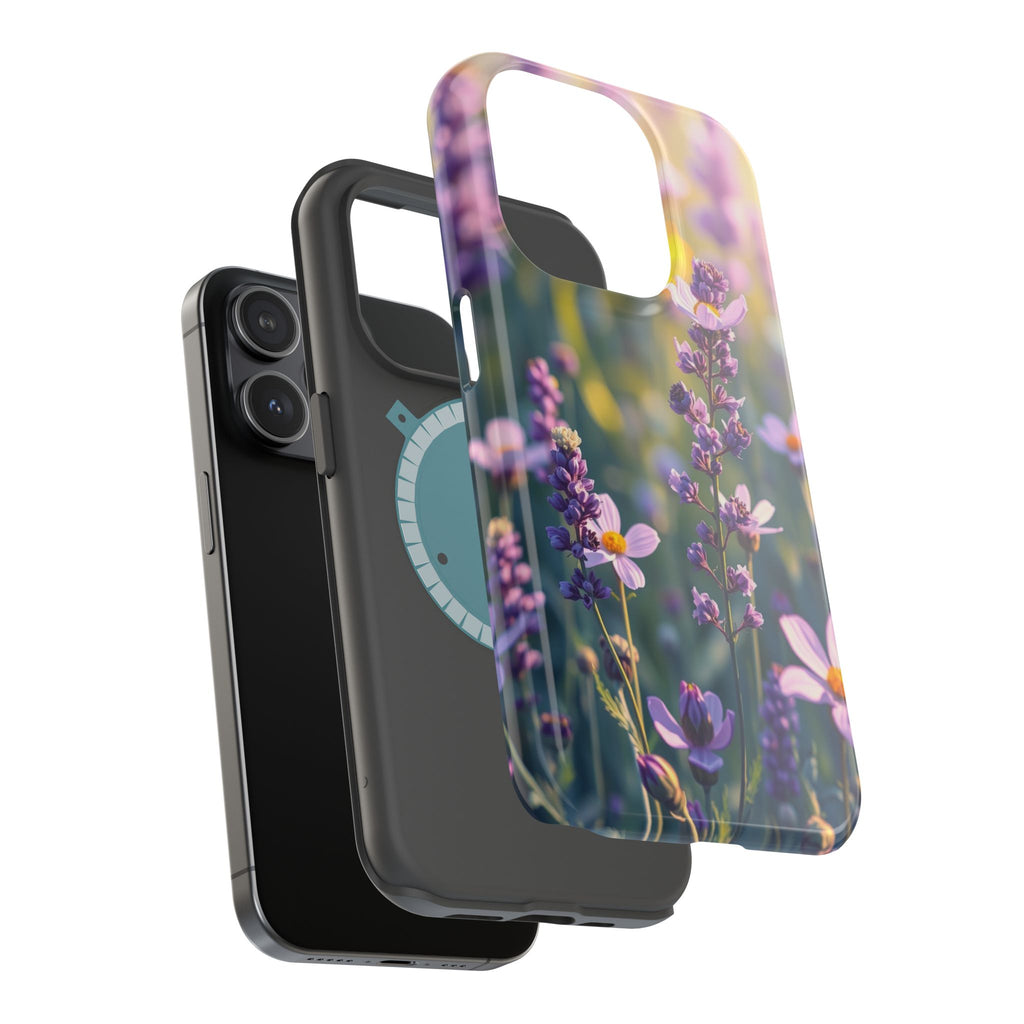 iPhone Lavender And Pearl Wildflower Field Slim iPhone Everyday · iPhone Case