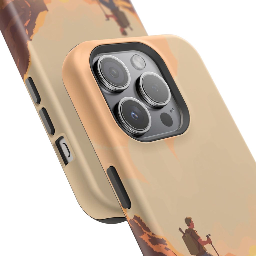 iPhone Burnt Orange And Sand Barely Surviving Slim Everyday Designer Case · iPho