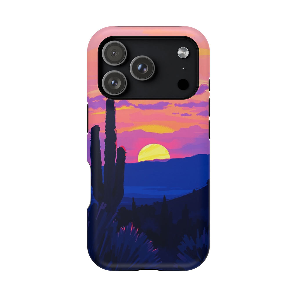 iPhone Mesa Sunset Oil Painting Impressionist Slim iPhone Everyday · iPhone Case