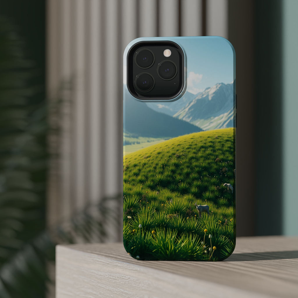 iPhone Vibrant Alpine Meadow Design Slim Everyday Designer Case · iPhone Case