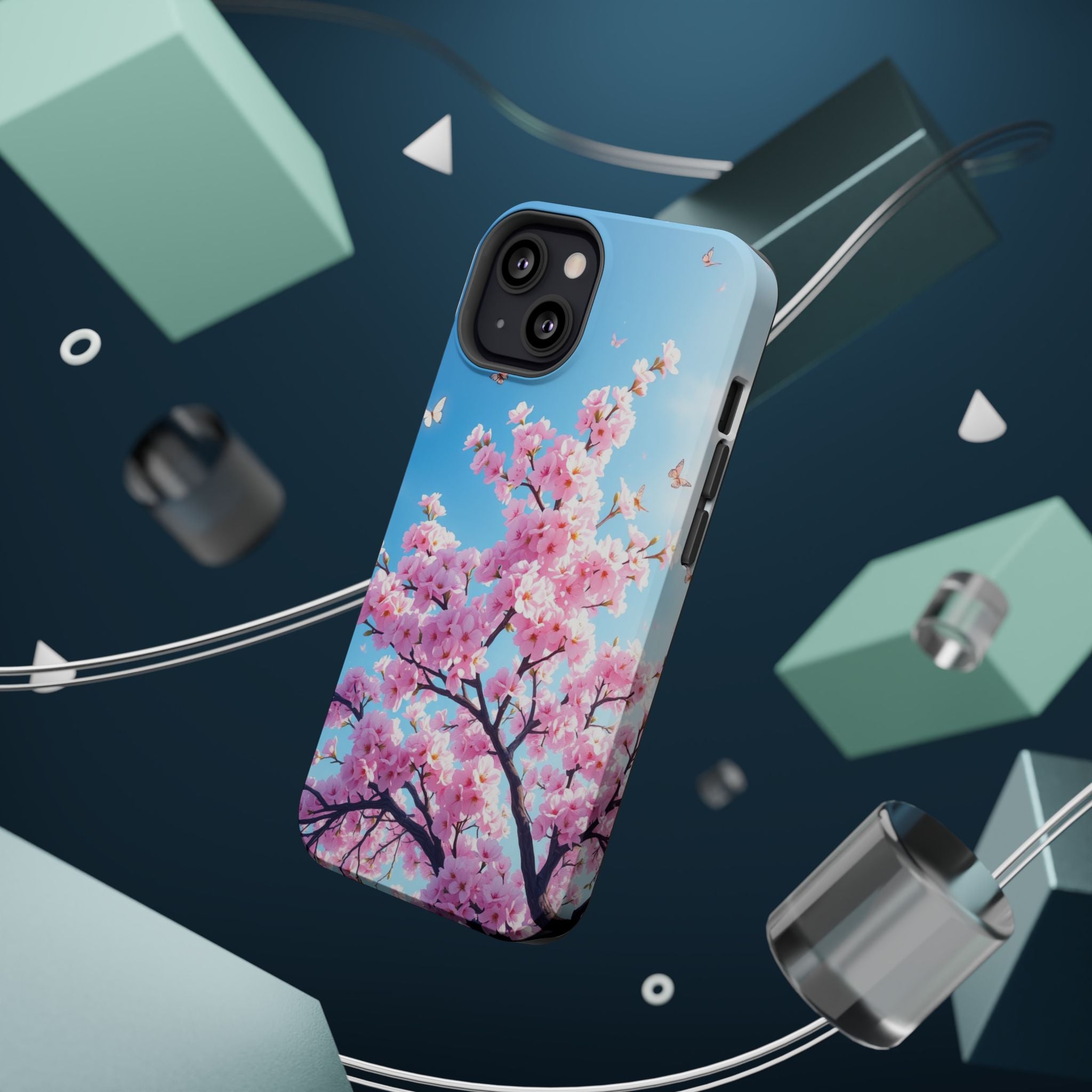 iPhone Cherry Blossom Floral Slim Everyday Designer Case · iPhone Case
