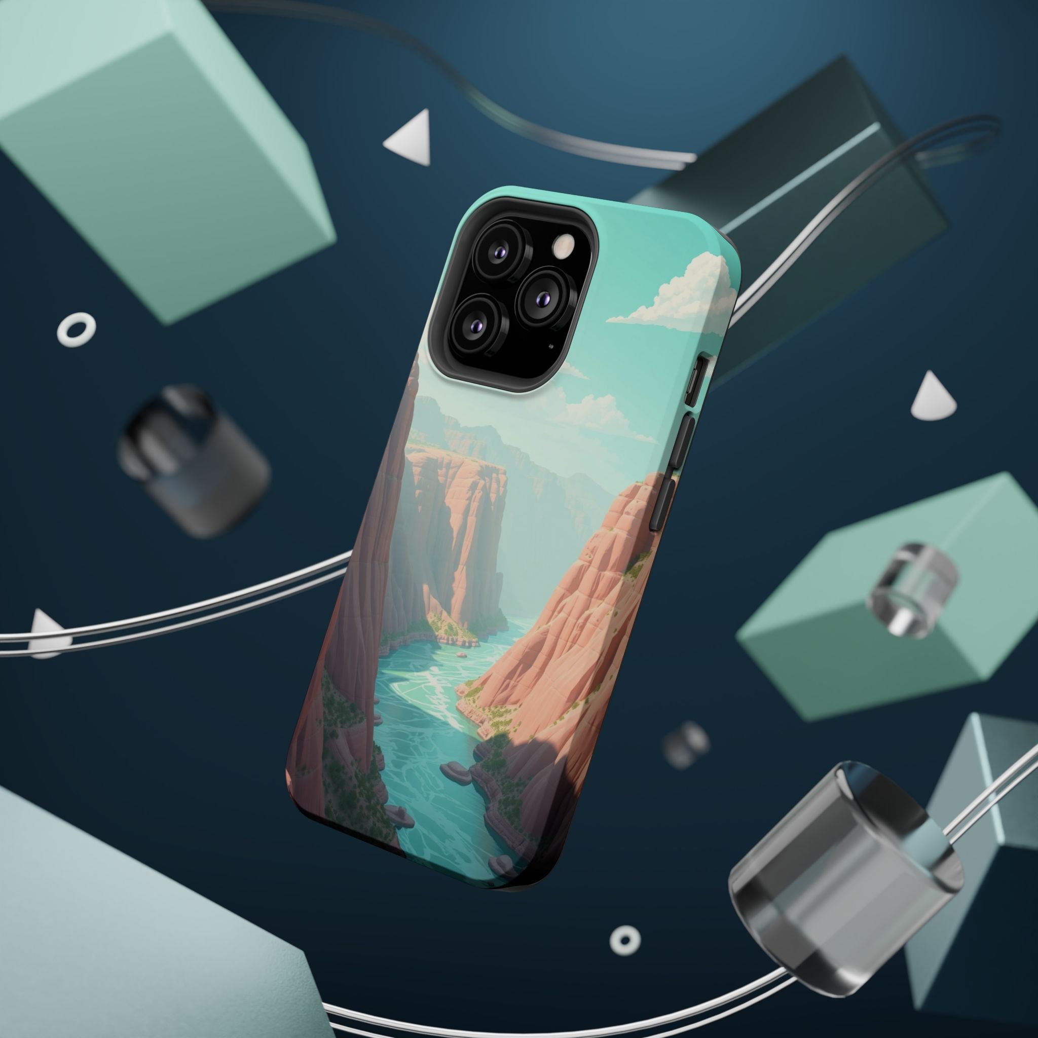 iPhone River Canyon Mystic Art Slim Everyday Designer Case · iPhone Case