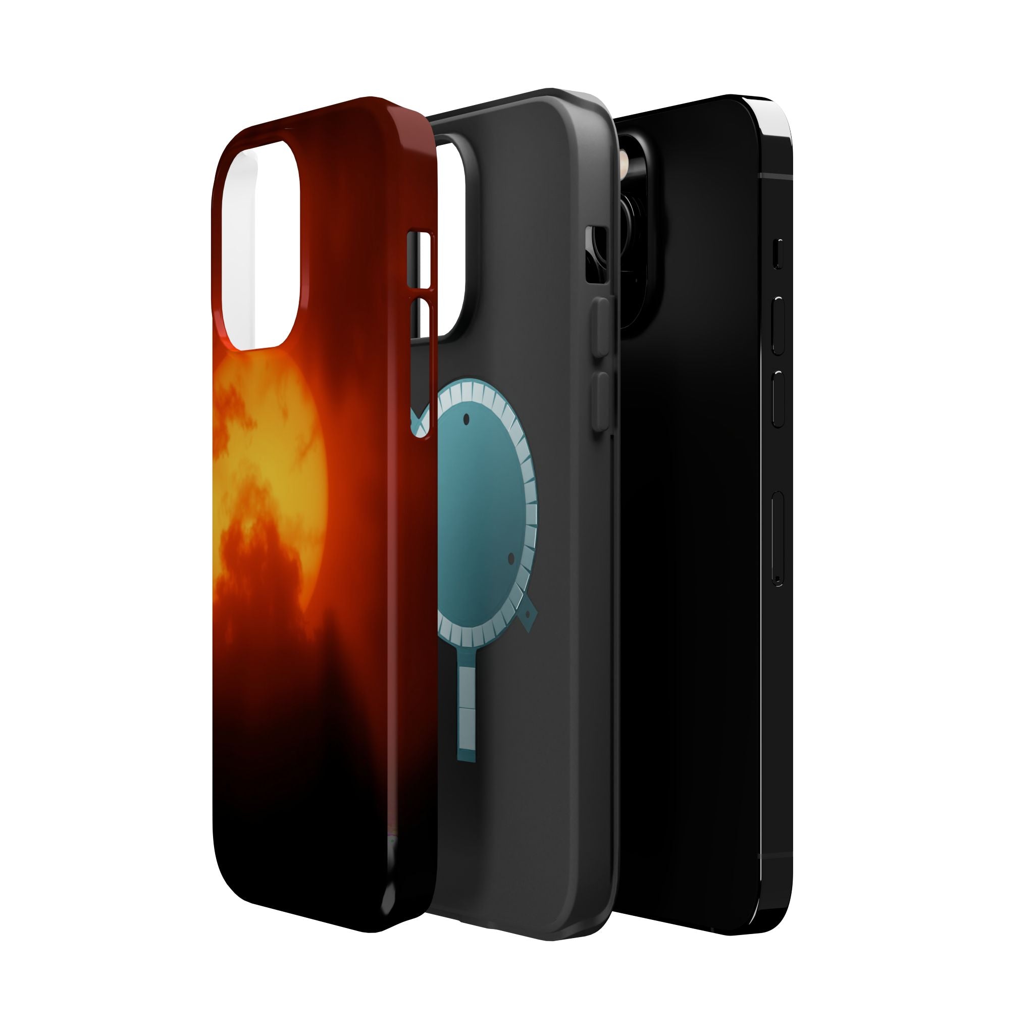 iPhone Color Theory Dark Gothic Ink Slim Everyday Designer Case · iPhone Case