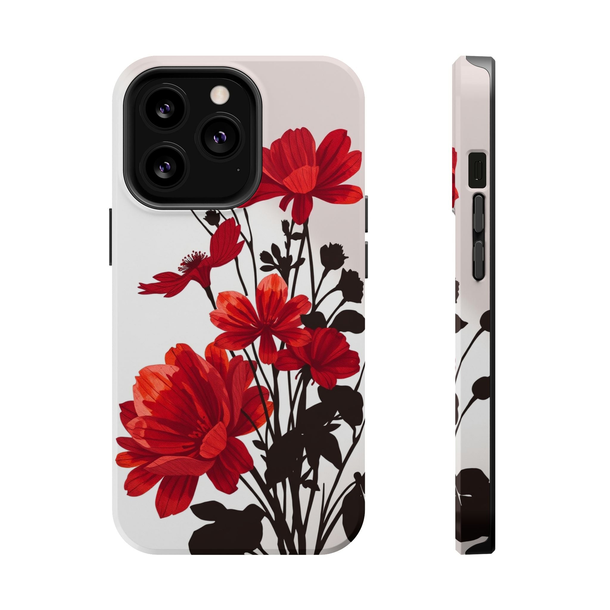 iPhone Floral Silhouette Cinematic Art Slim Snap Case · iPhone Case