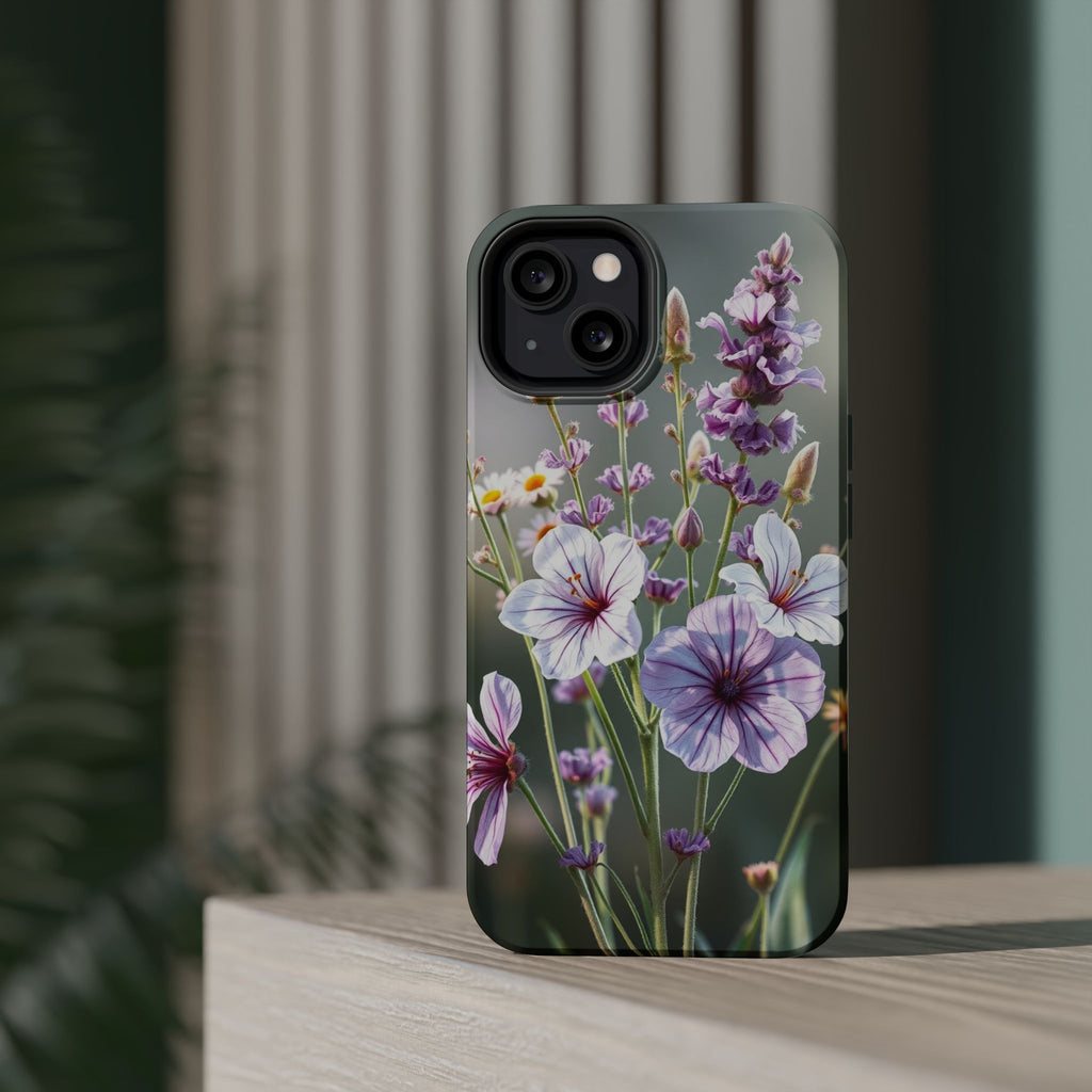iPhone Wildflower Bunch Enchanted Art Slim Everyday Designer Case · iPhone Case