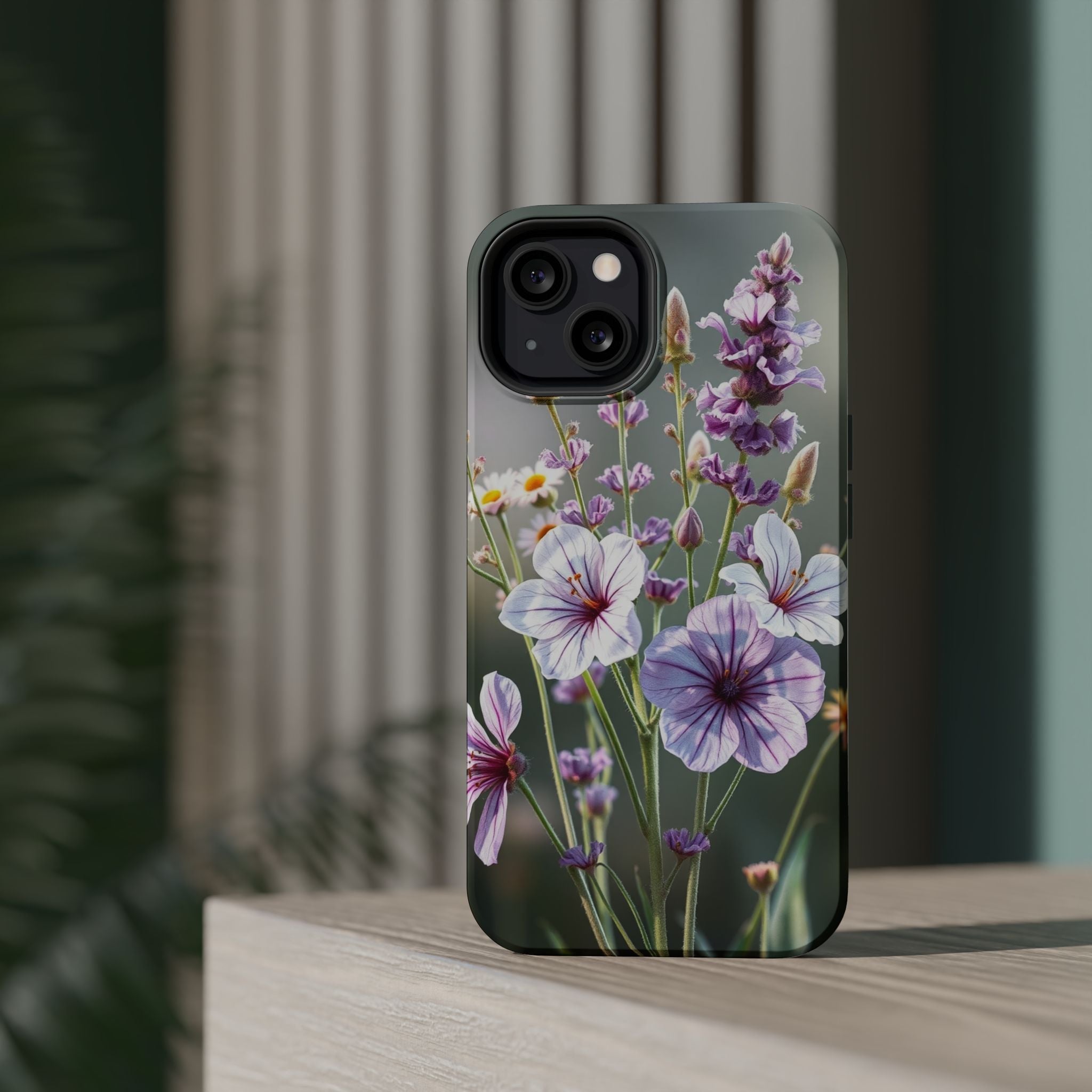 iPhone Wildflower Bunch Enchanted Art Slim Everyday Designer Case · iPhone Case